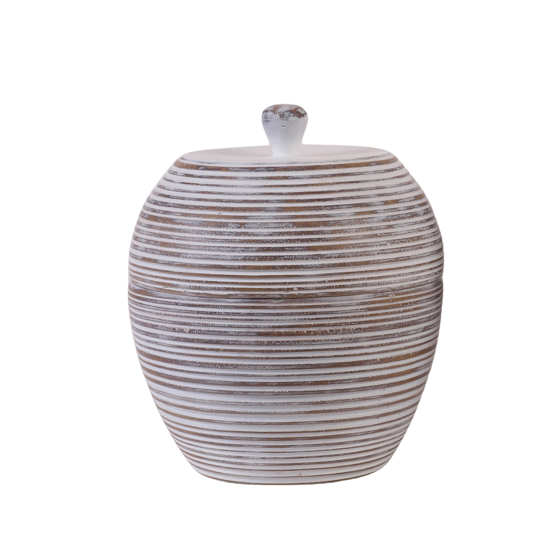 Dualora Sculpted Table Accent (White)