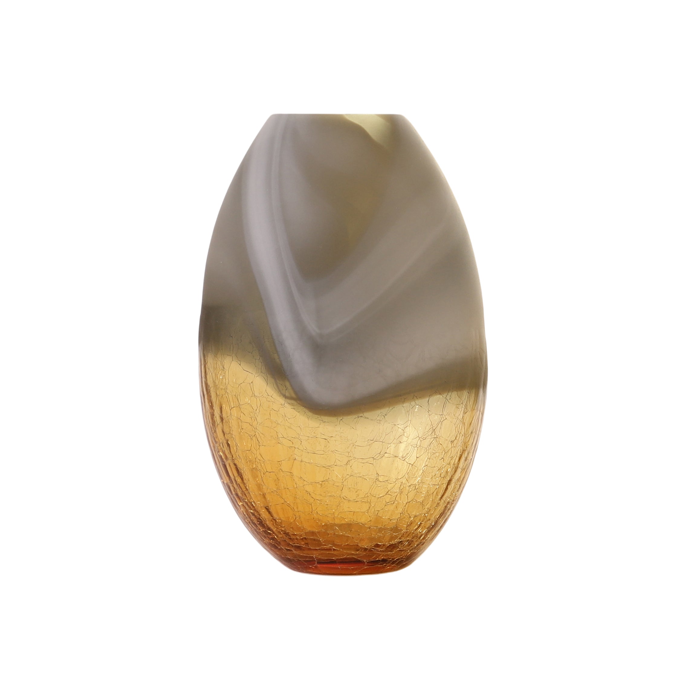 Swirl Marble Ombre Glass Vase (Single)