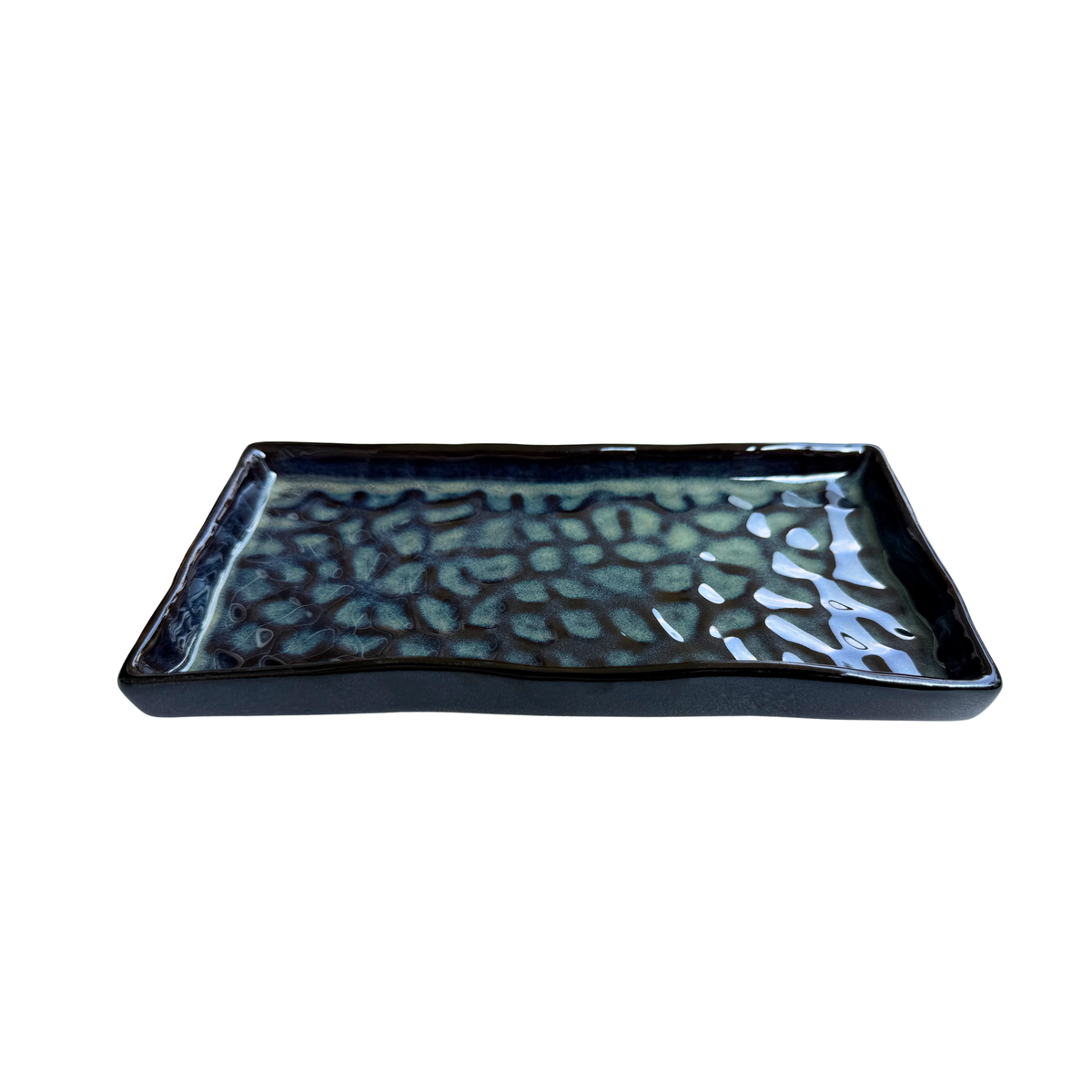 Riverbed Rectangular Ceramic Platter