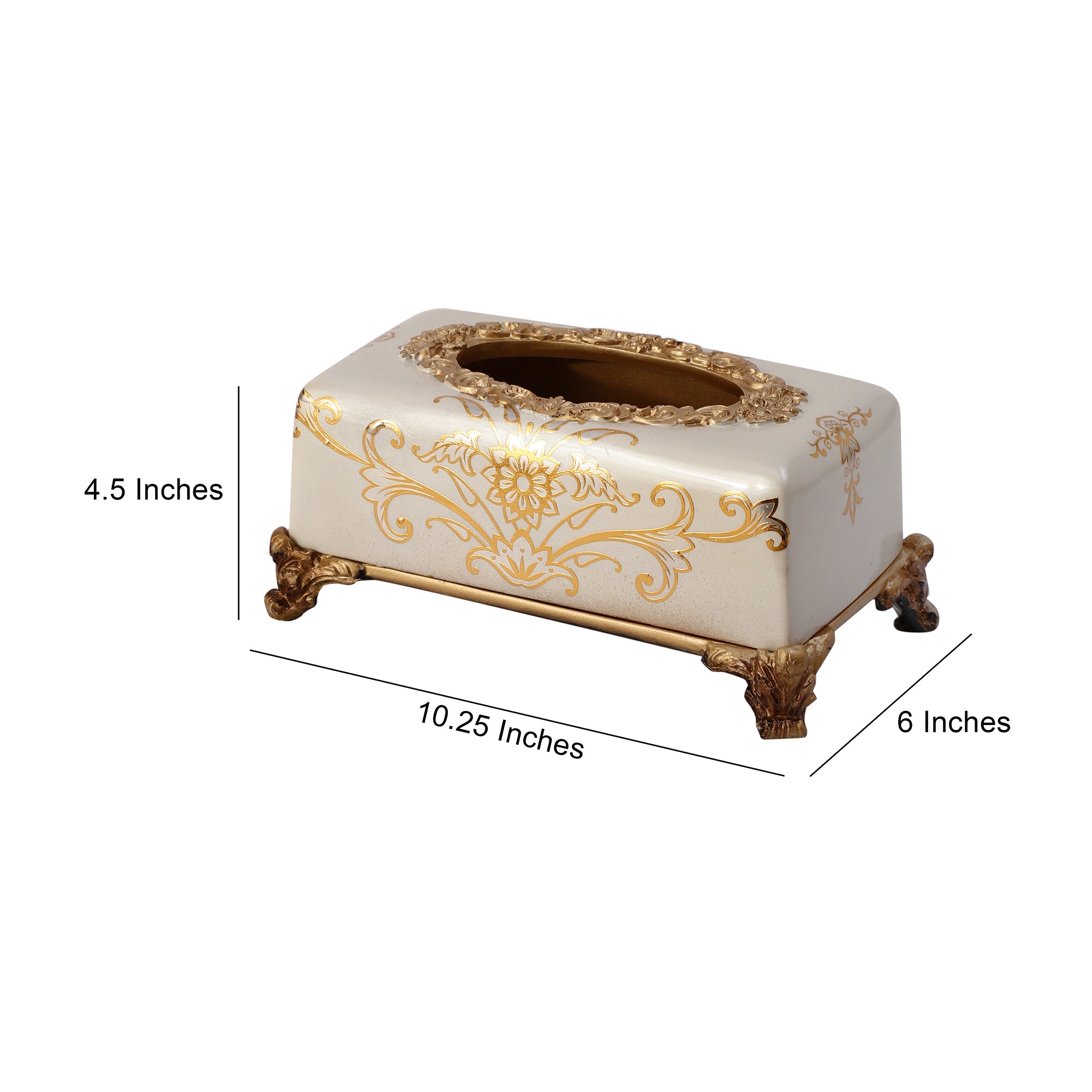 Ivory Luxe Tissue Holder