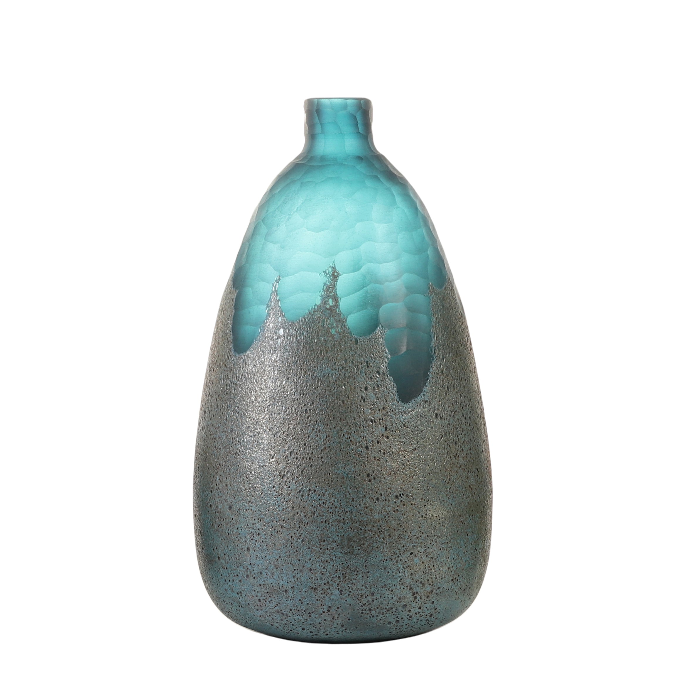 Drip Glaze Ombre Glass Vase (Single)