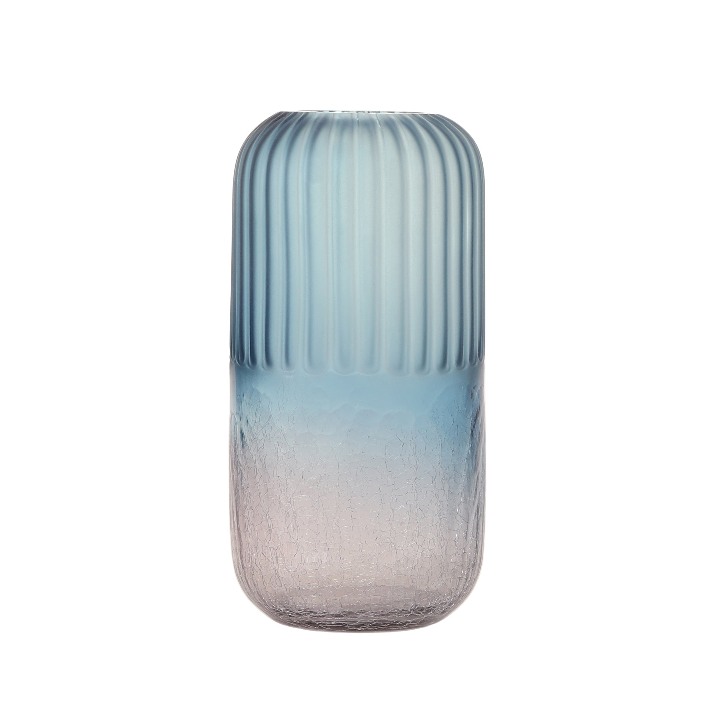 Ribbed Ombre Glass Vase (Single)