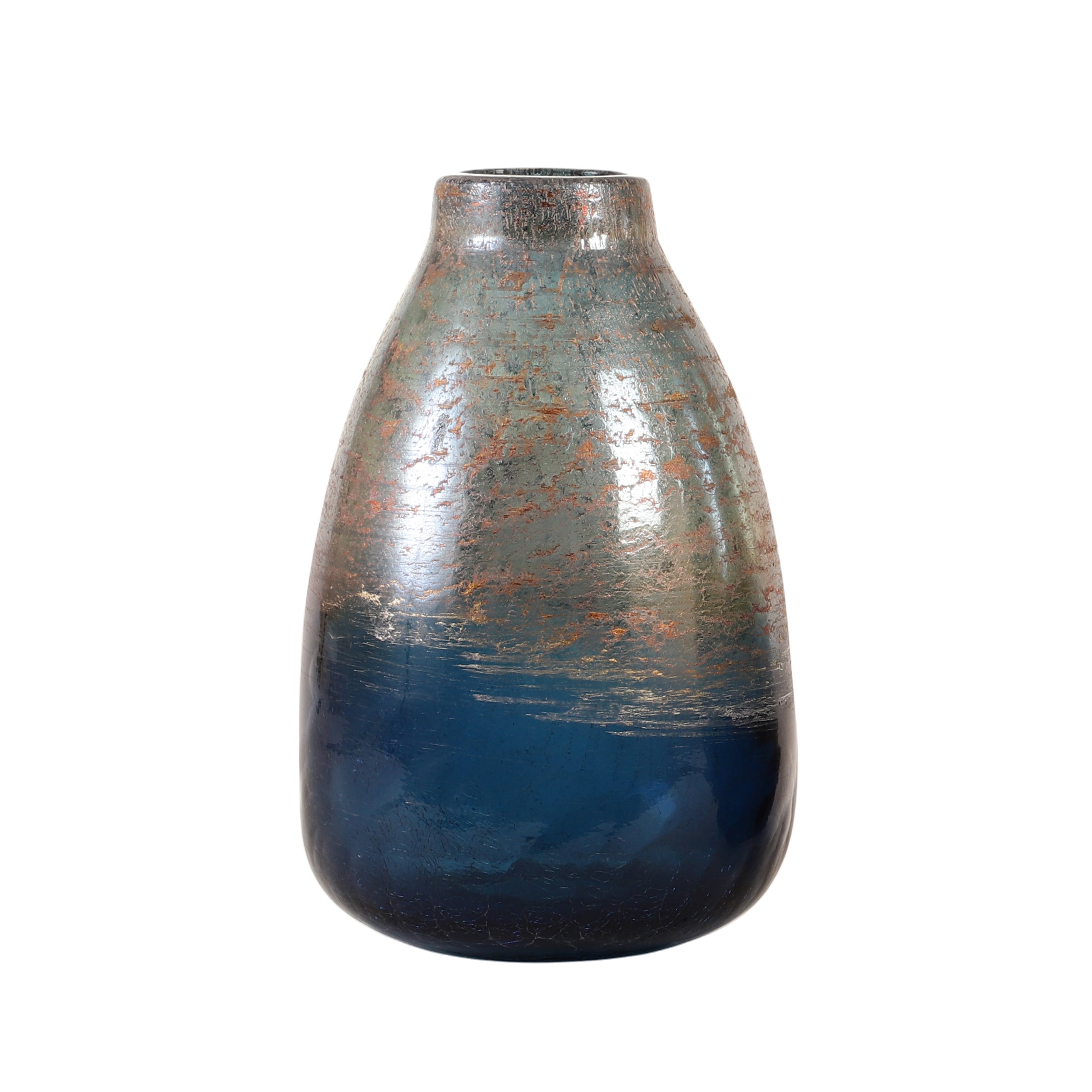 Ombre Textured Glass Vase (Single)