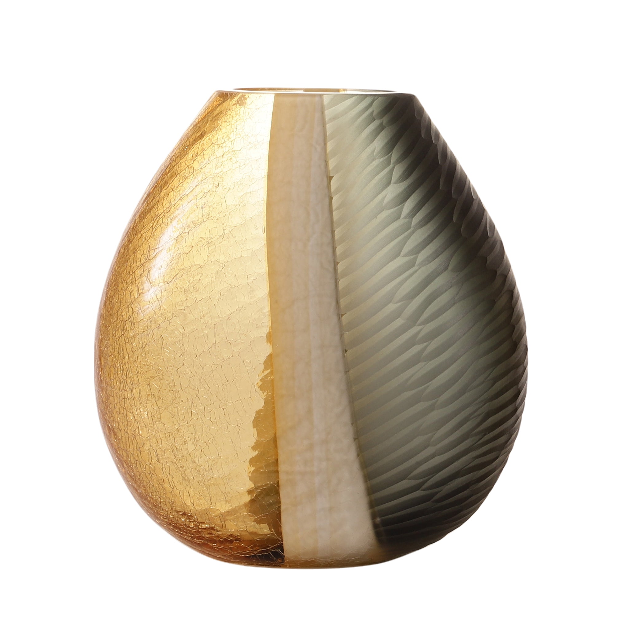 Segmented Ombre Glass Vase (Single)