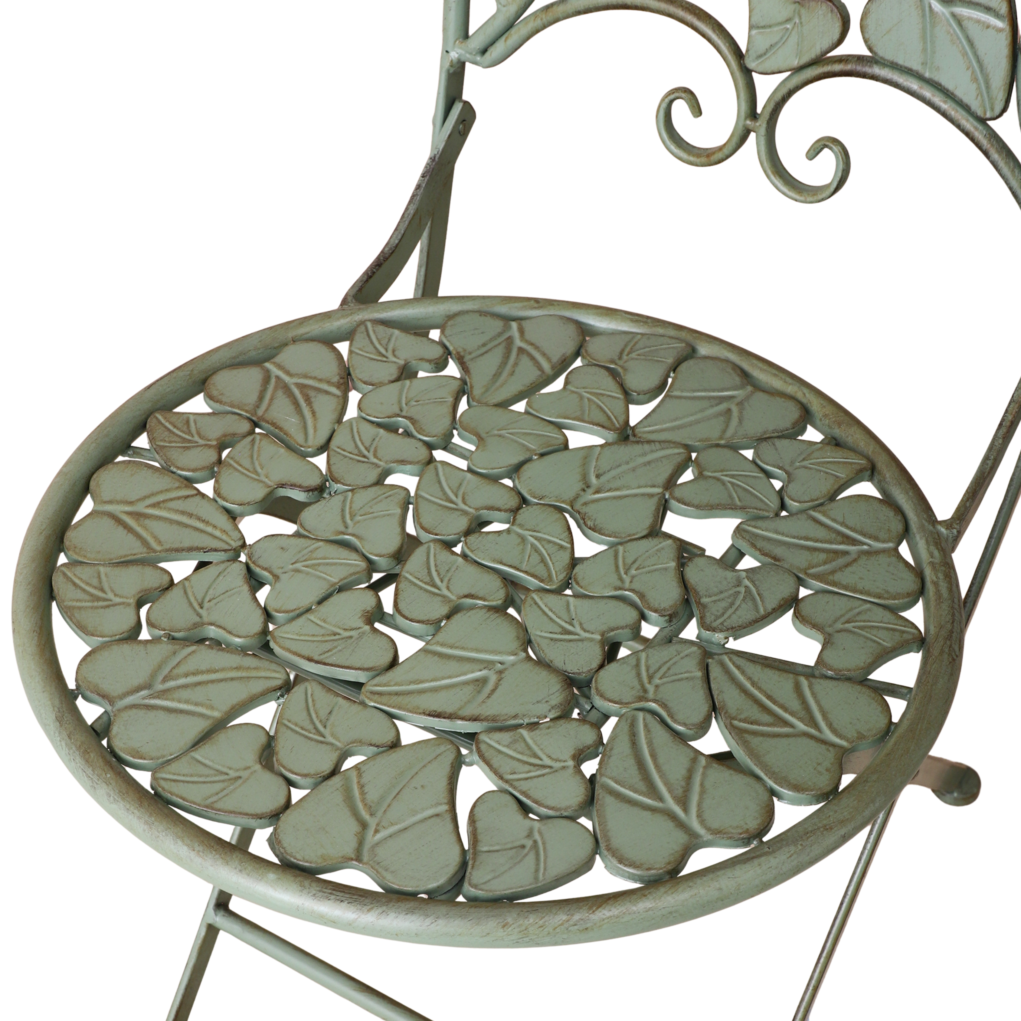 Sage Green Foldable Outdoor Chair & Table (Single)