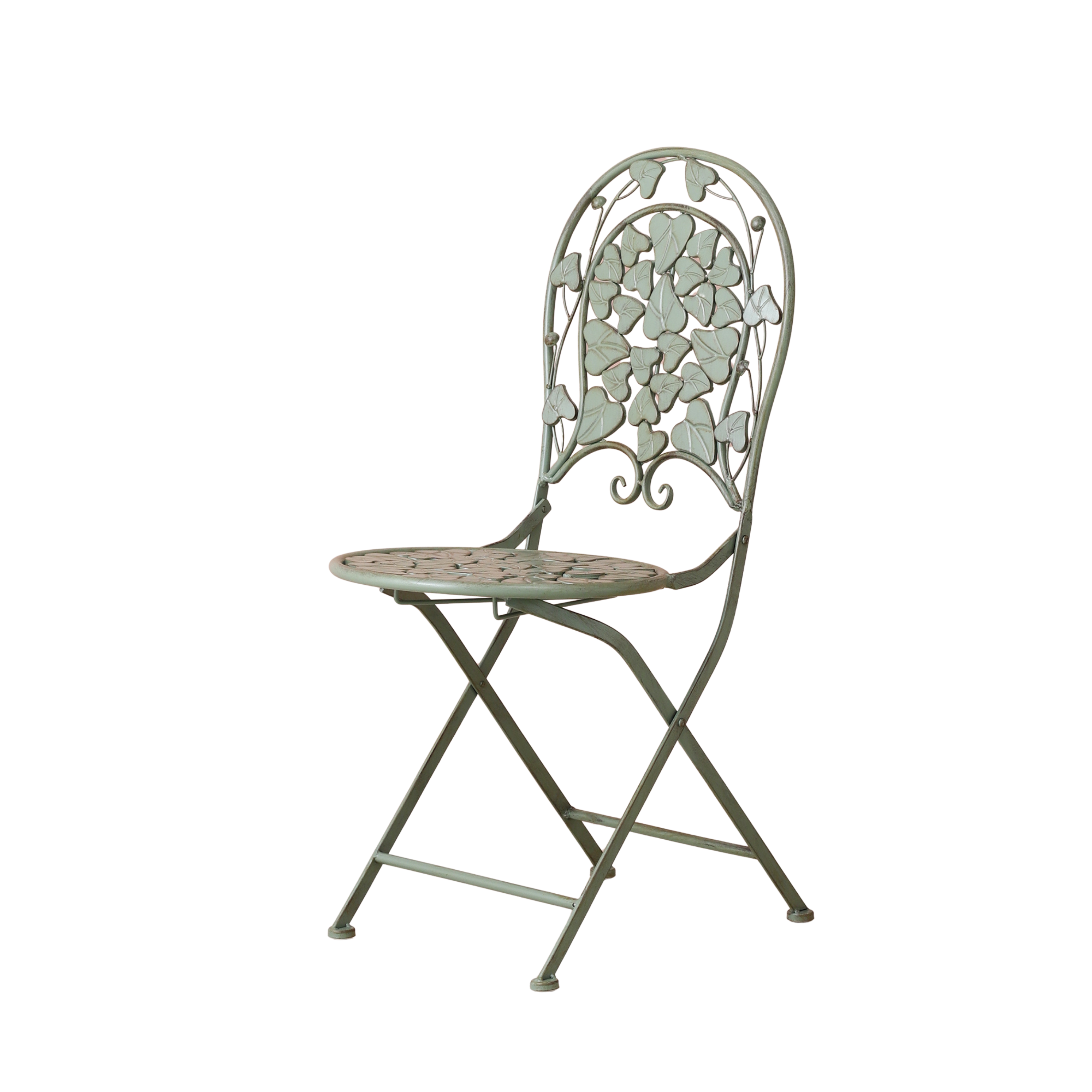 Sage Green Foldable Outdoor Chair & Table (Single)