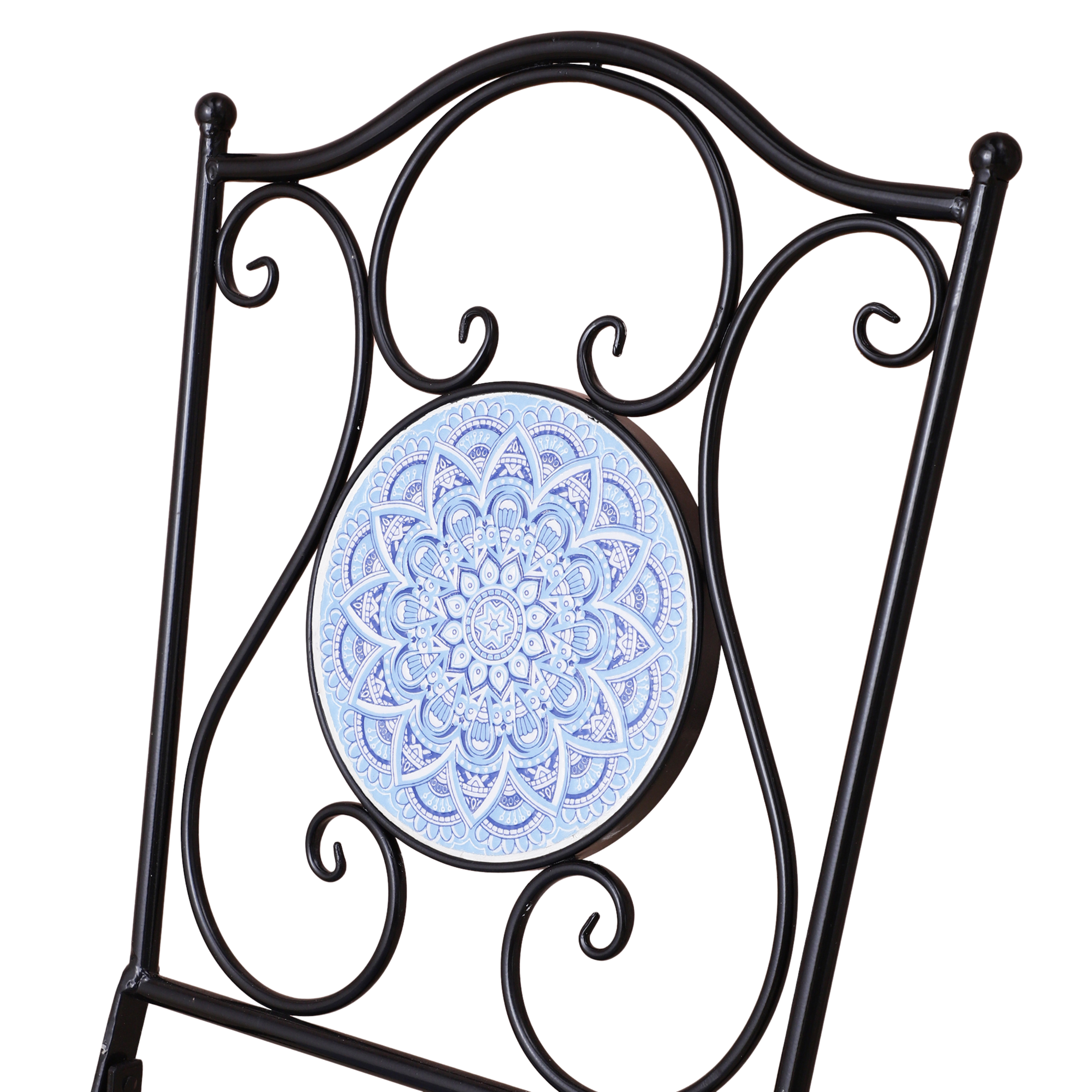 Santorini Outdoor Chairs & Table (Set of 3)