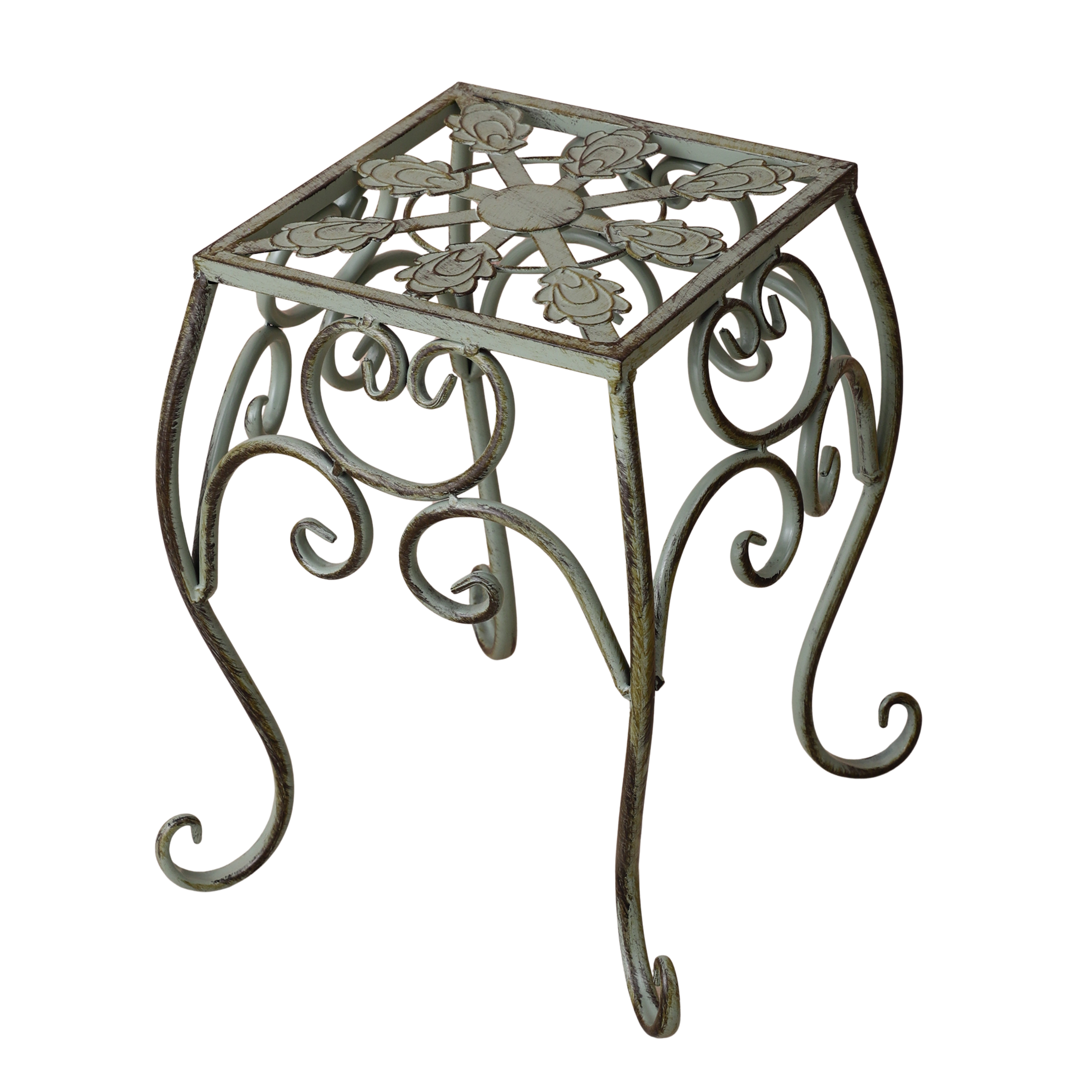 Olive Garden Square Decorative Short Tables (Set of 2)