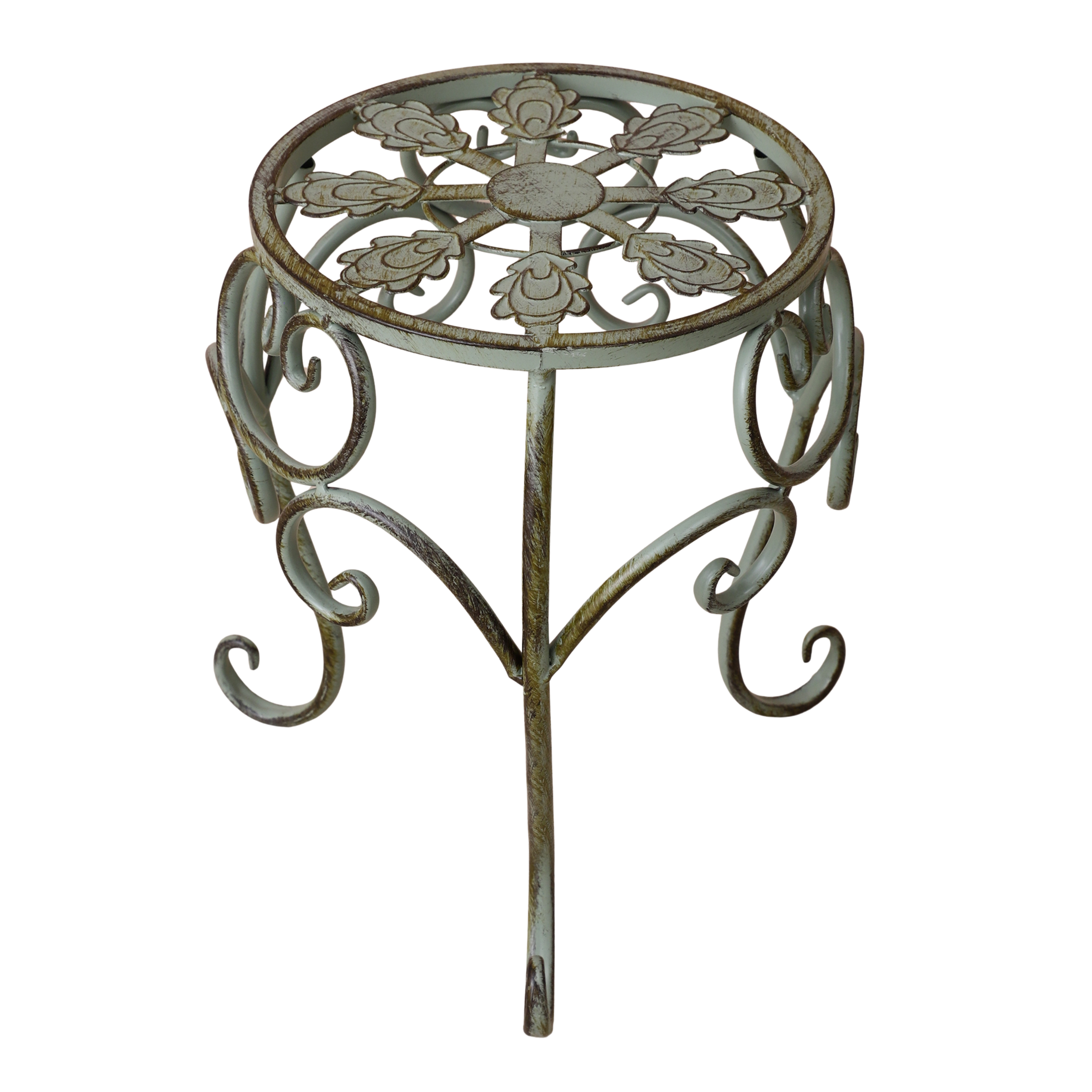 Olive Garden Round Decorative Short Tables (Set of 2)