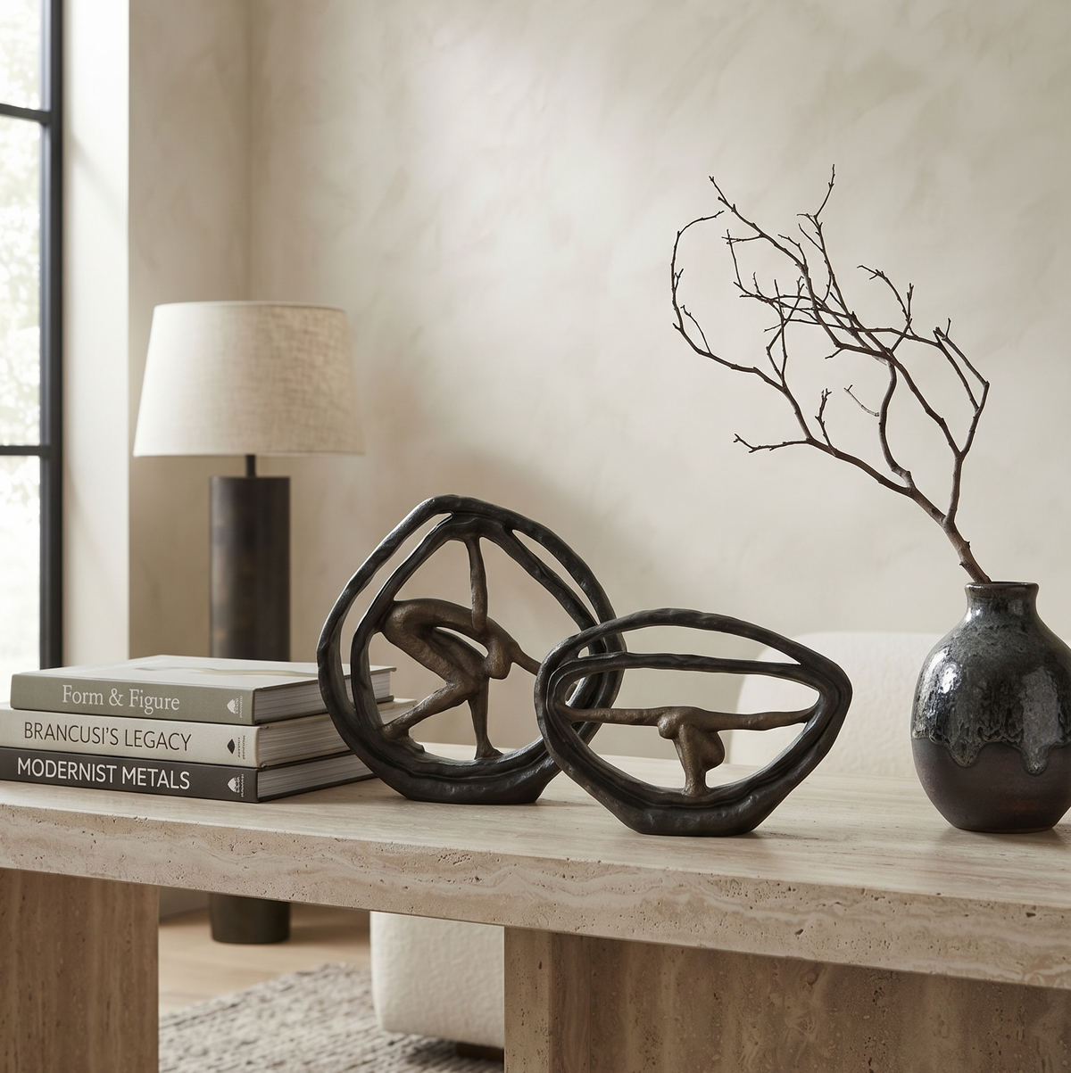 Acrobat & Equilibrium Ring Sculpture