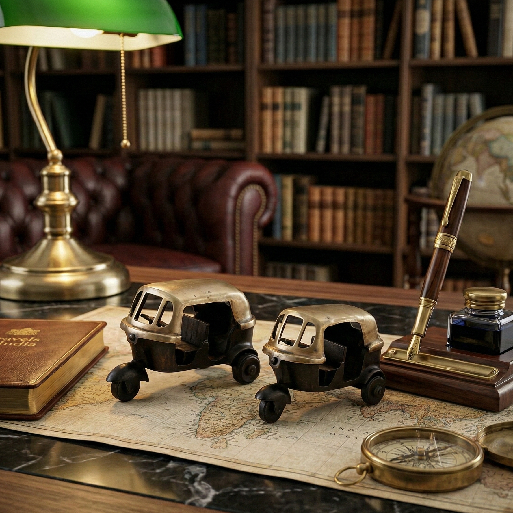 Antique Auto Rickshaw (Single)