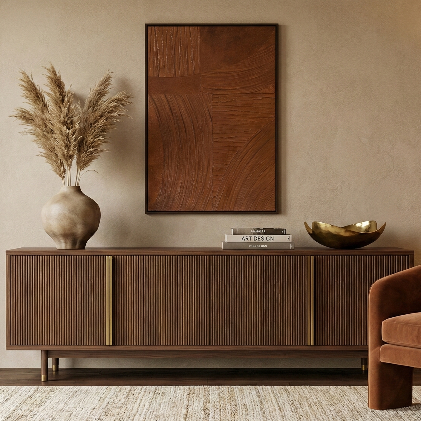 Terra Texture Hand-Painted Canvas Art