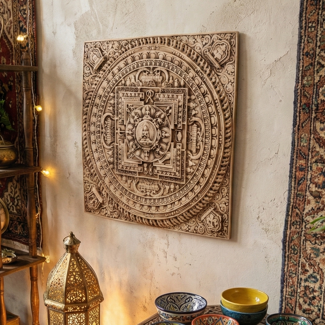 Mandala Wall Hanging (White)