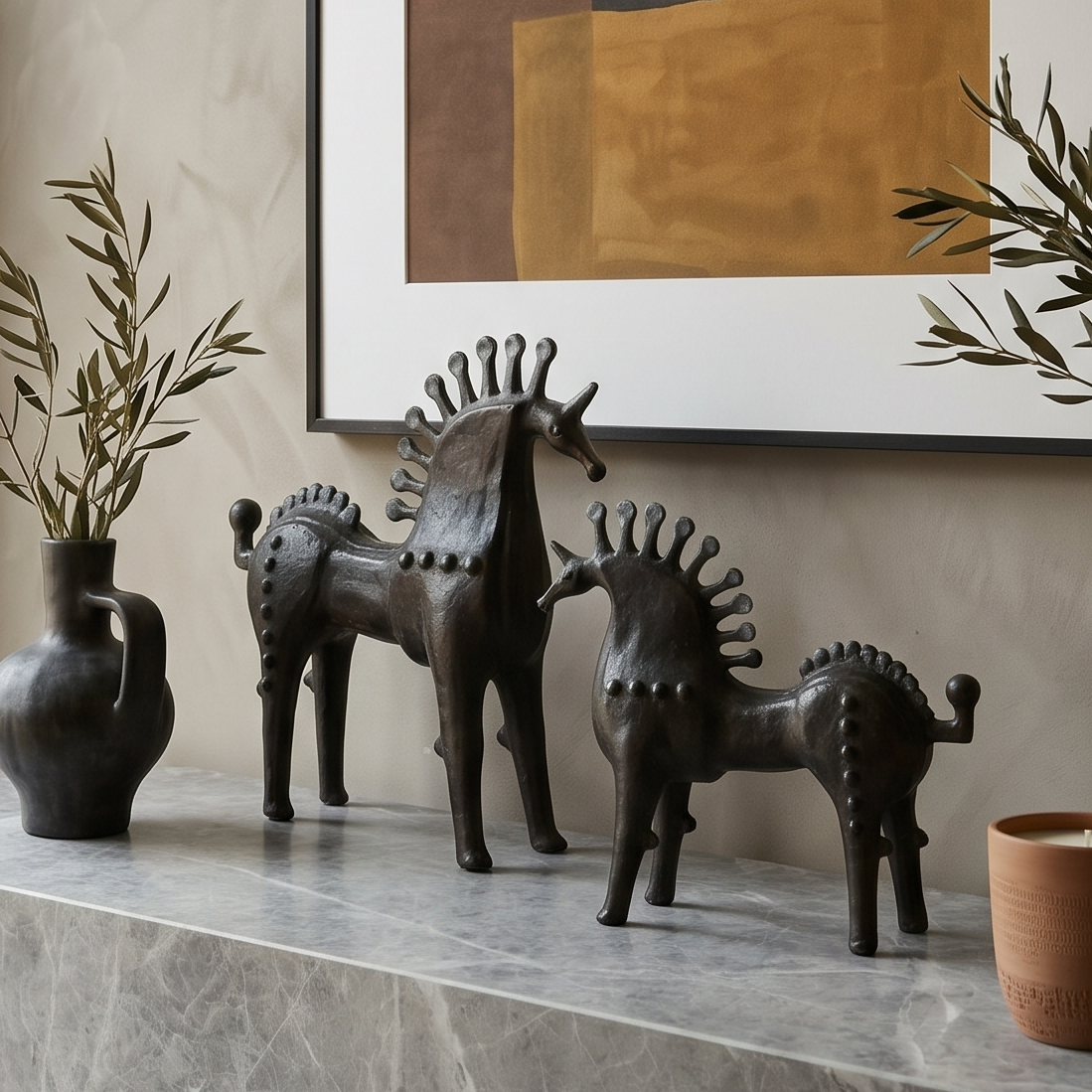 Heritage Stallion Figurine
