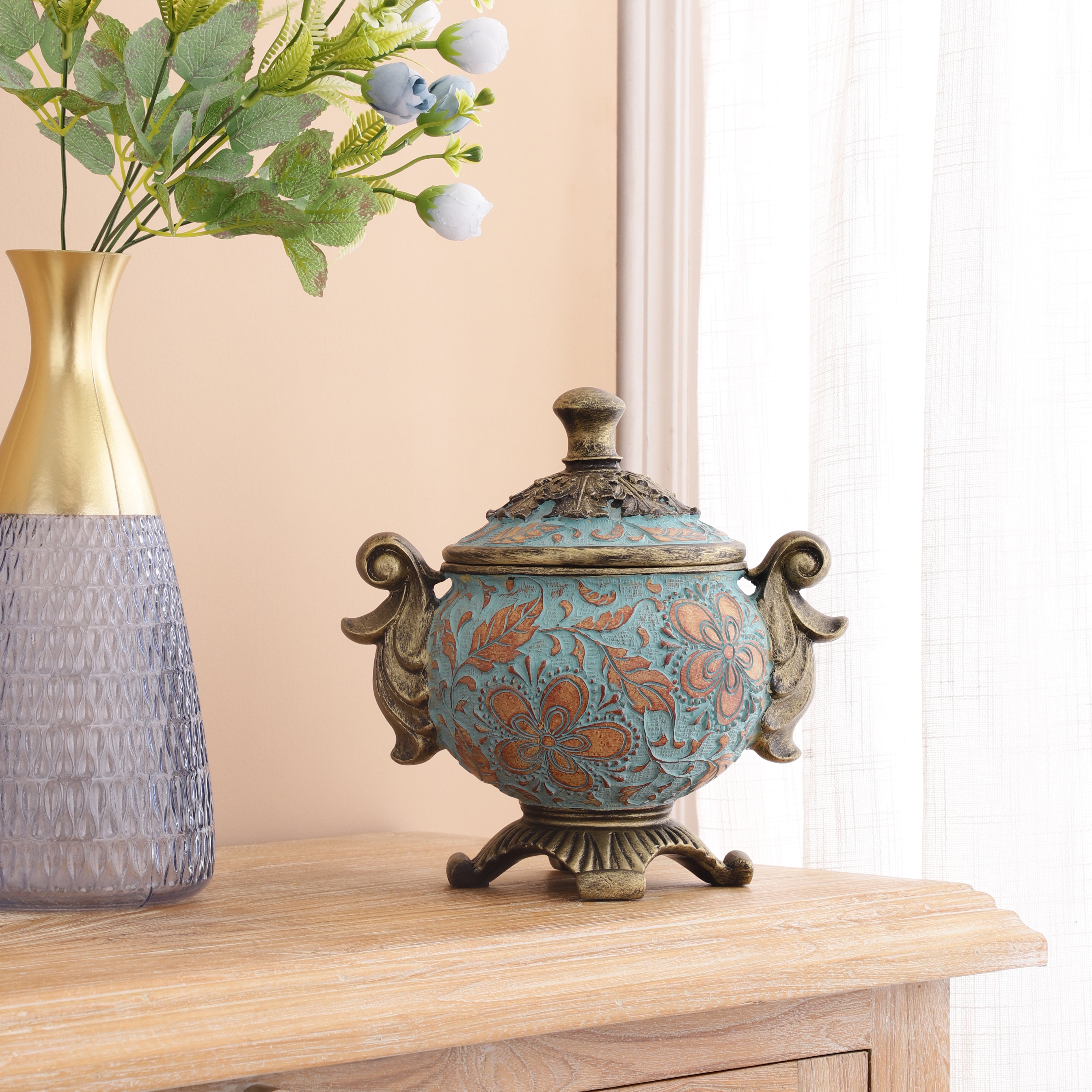 Tuscan Blue Jar