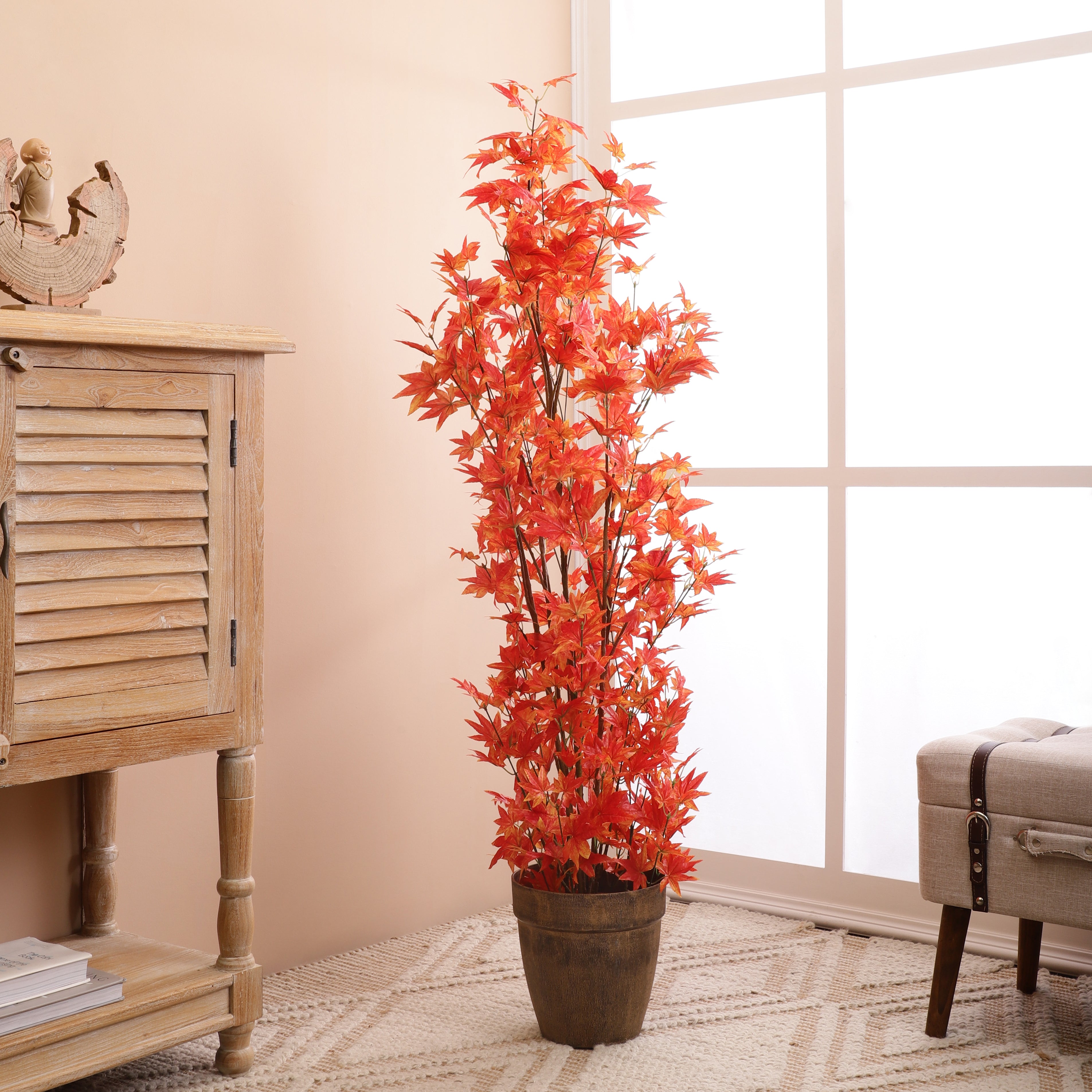 Maple Leaf Faux Plant (Tall)