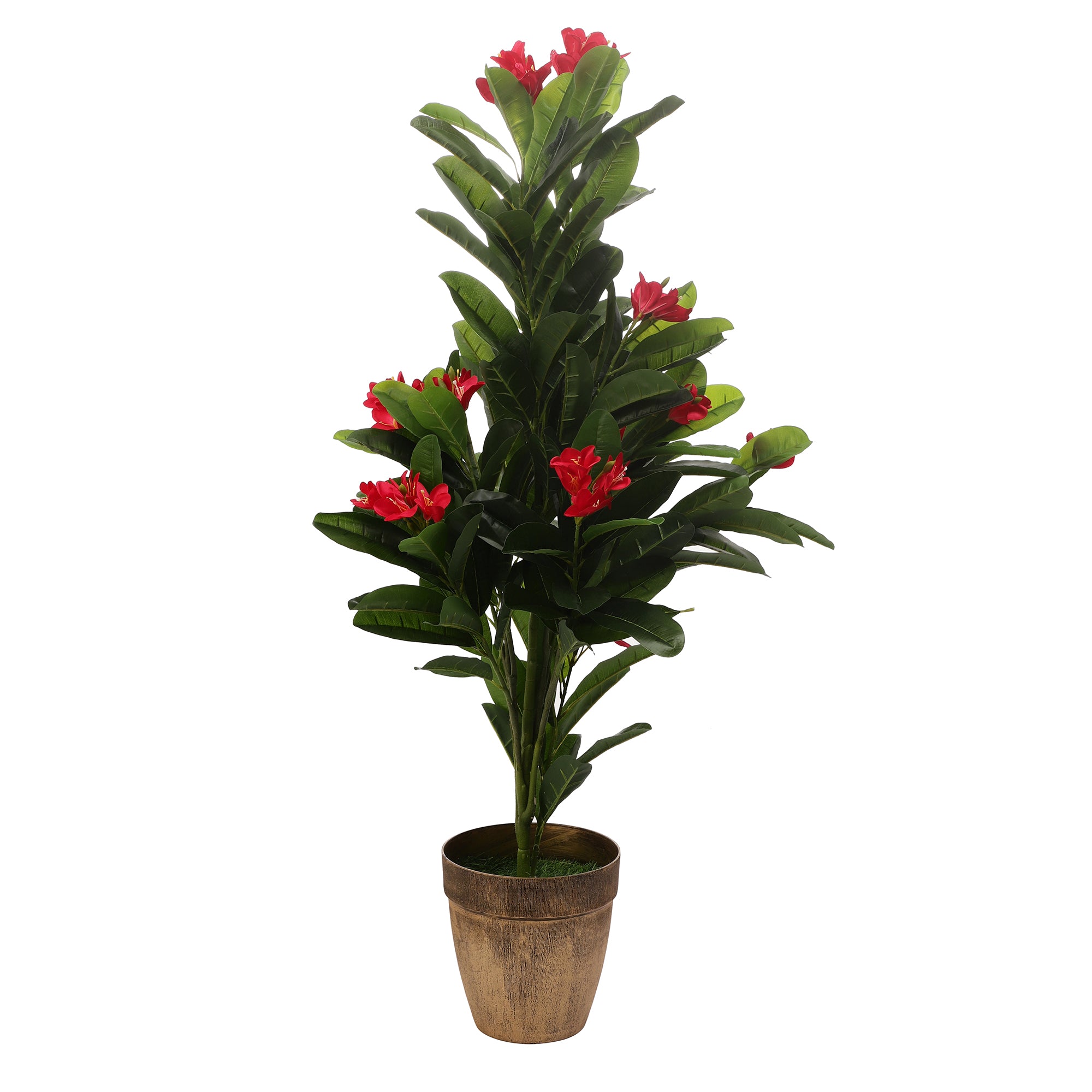 Red Champa Faux Plant