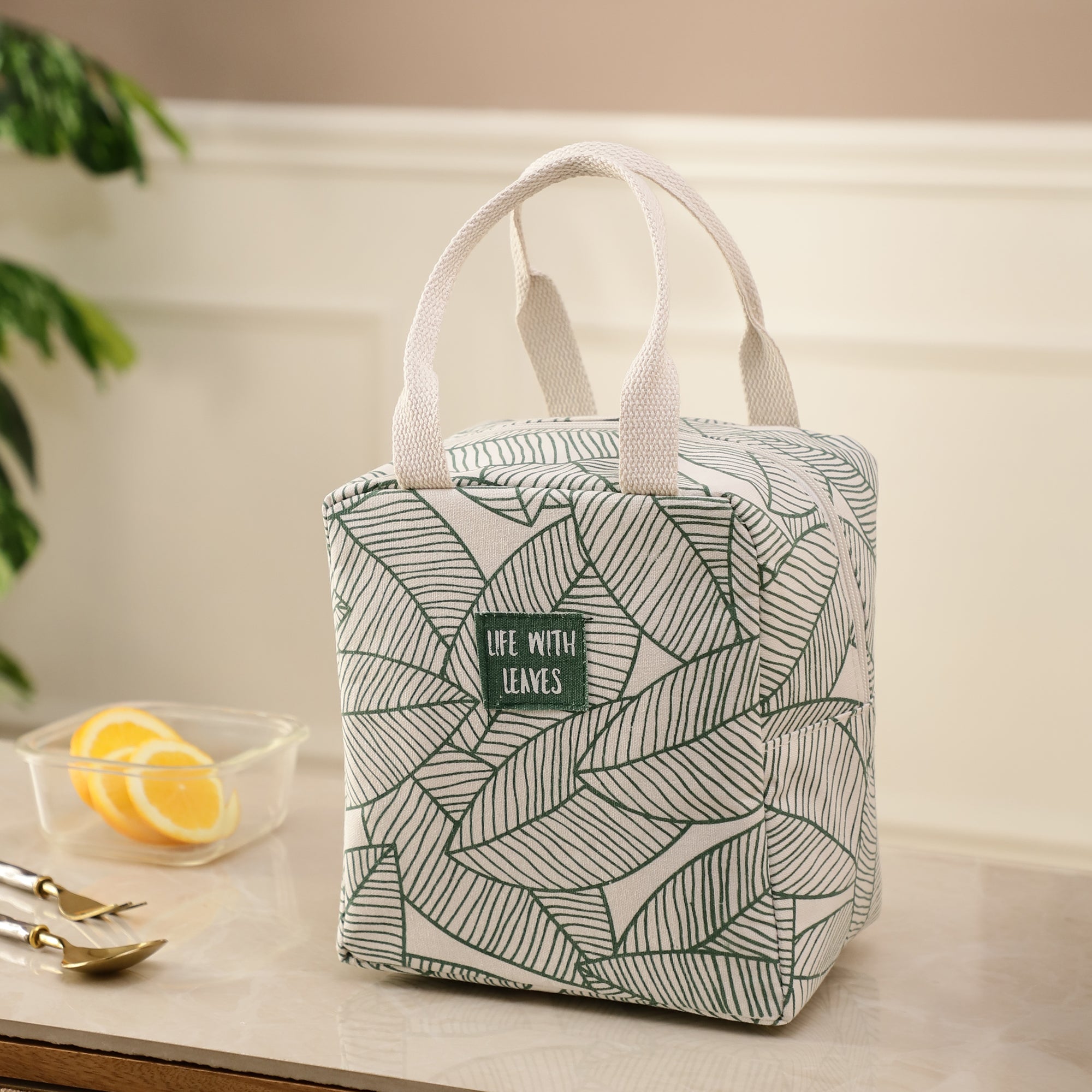 Urban Leaf Insulated Lunch Bag