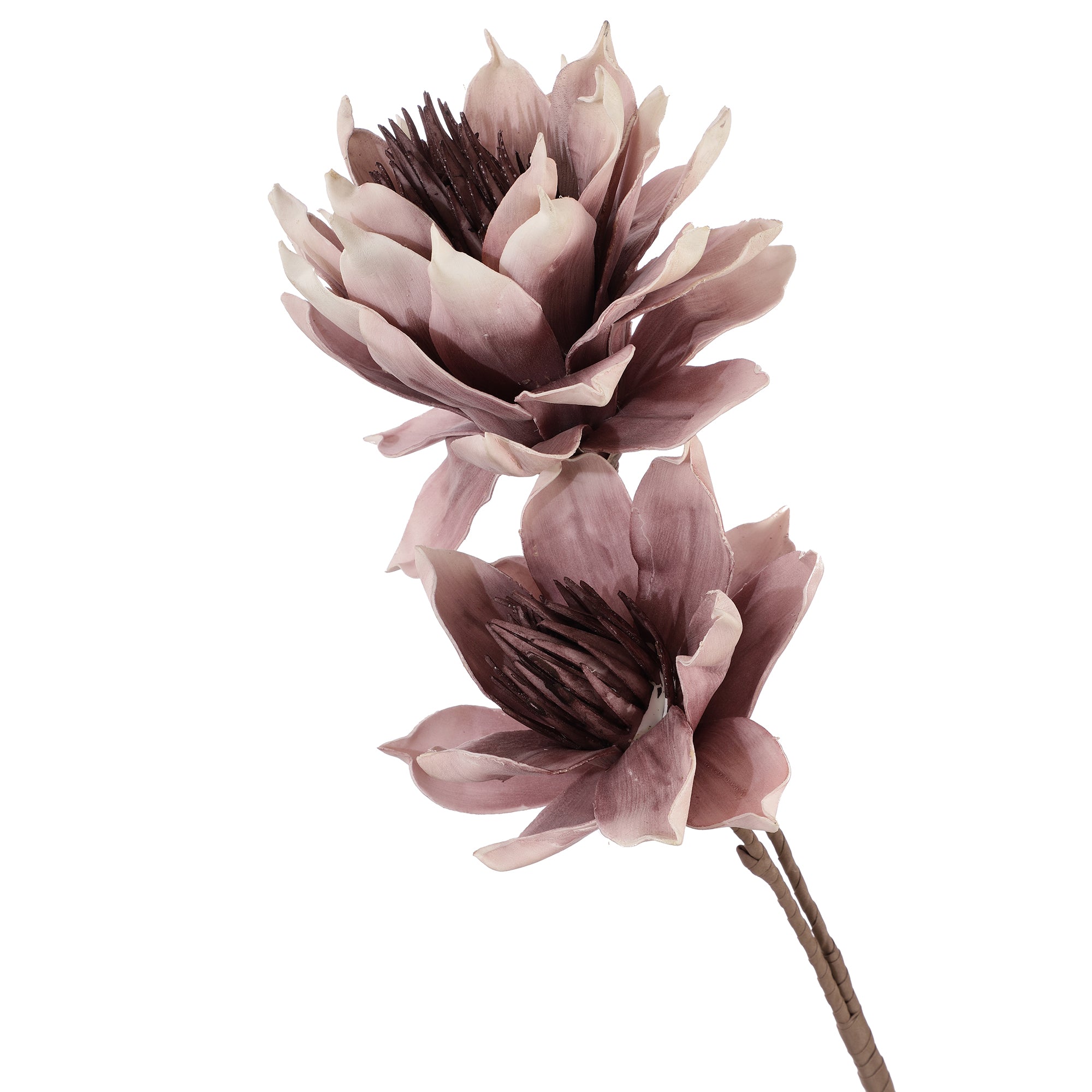 Pink Protea Faux Flower Stick (Single)