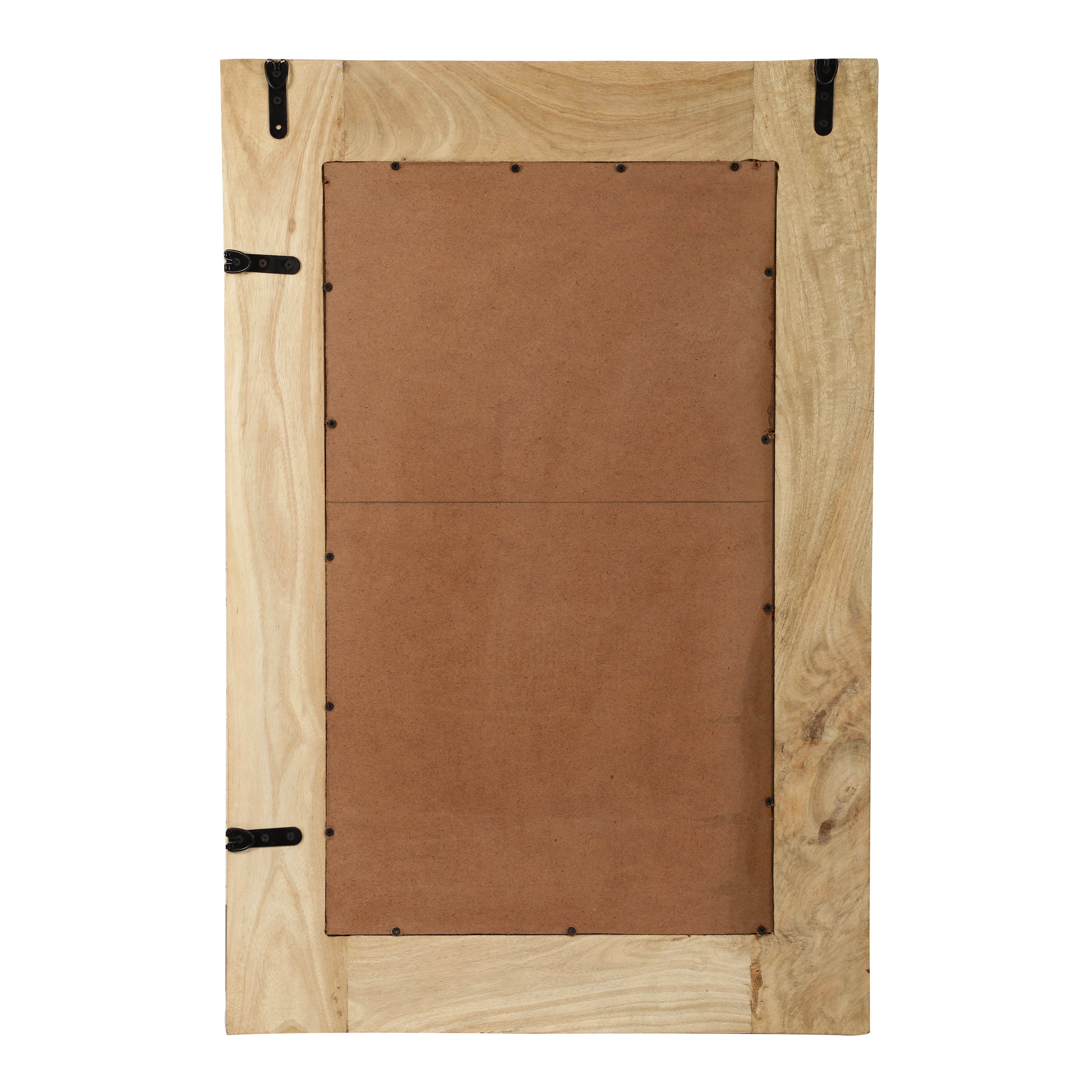 Antique Brown Damchi Console Table and Mirror