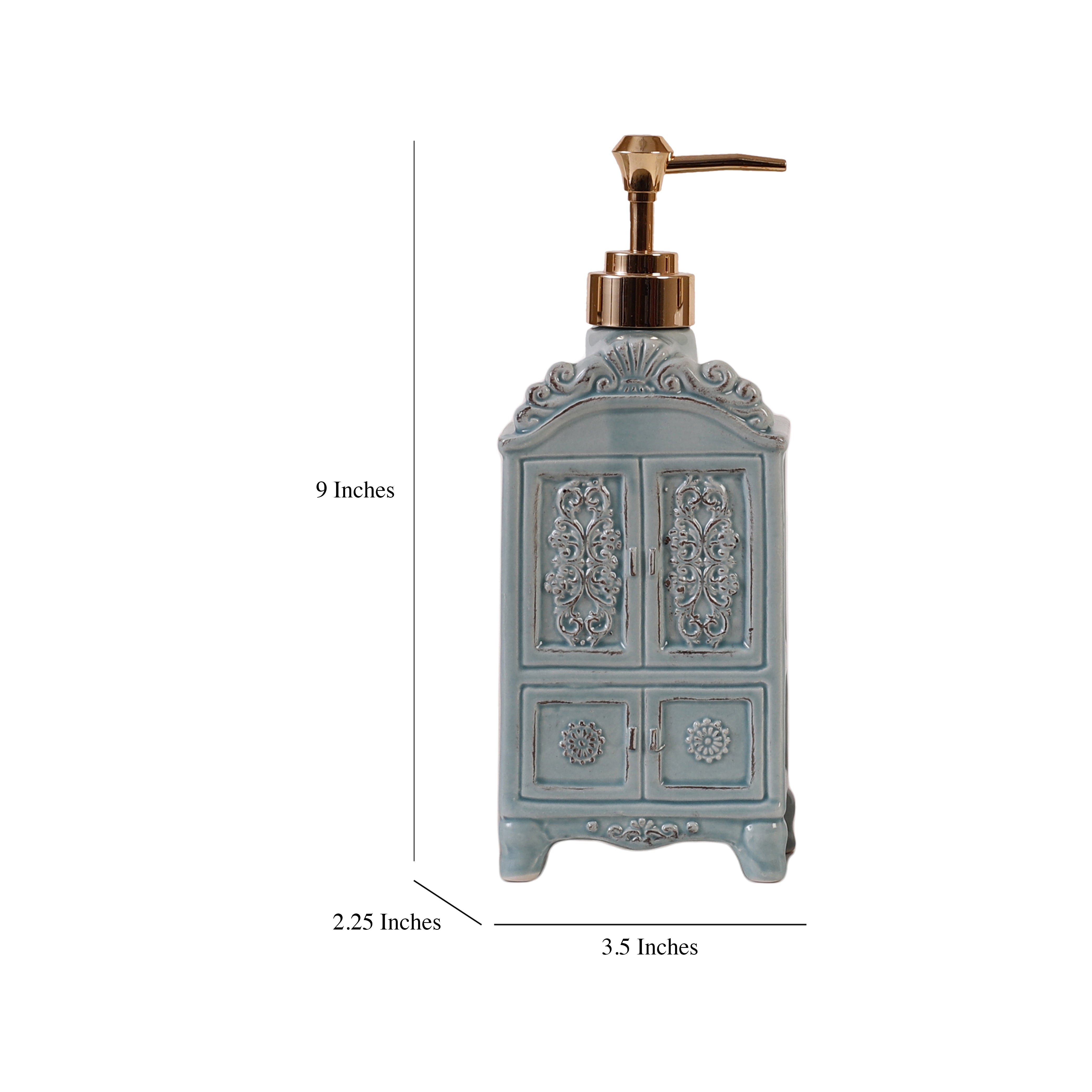 Victorian Wardrobe Shaped Soap Dispenser (Single)