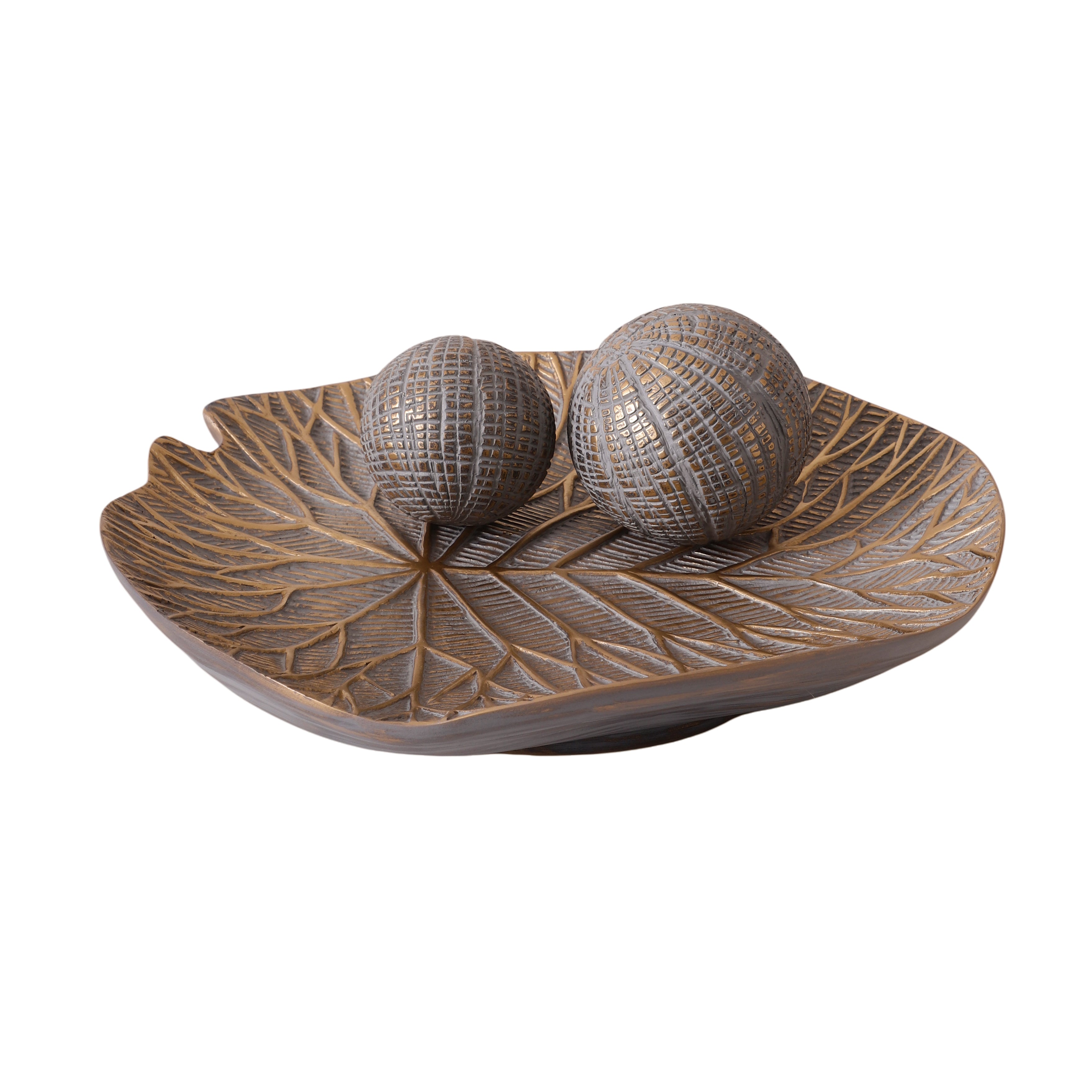 Leafora Textured Platter (Medium)
