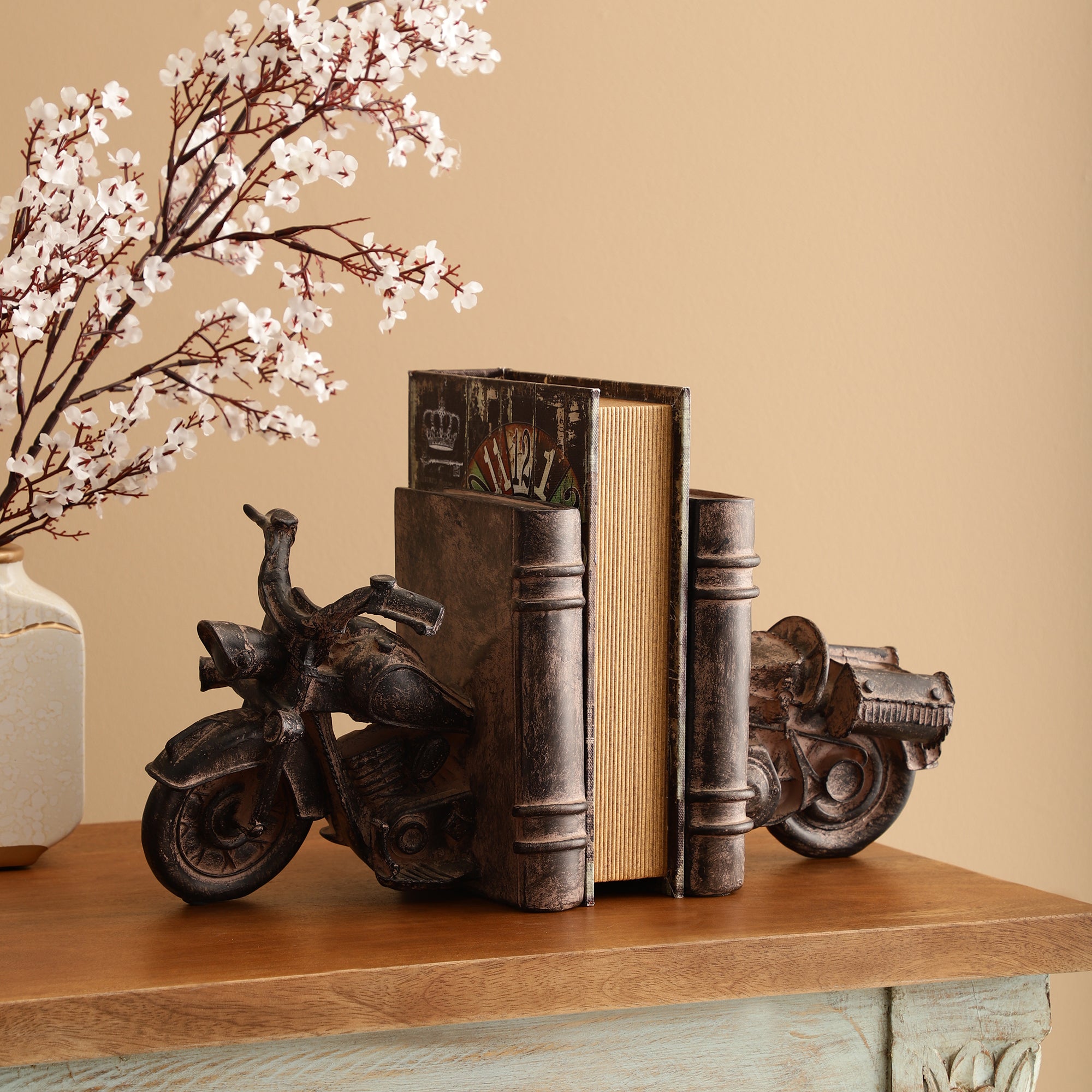 Vintage Bike Bookends