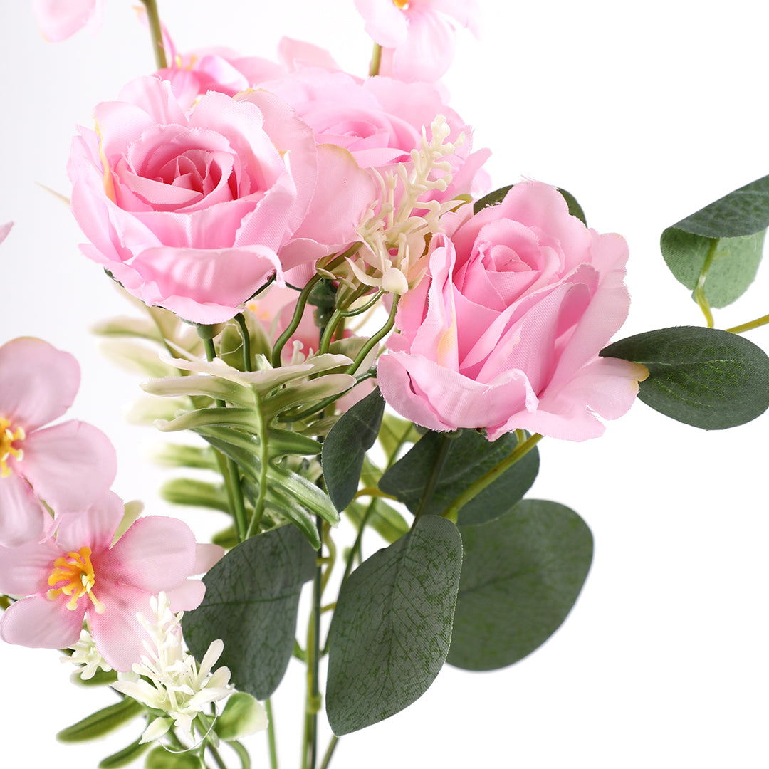 Pink Fern Rose Bunch (Single)