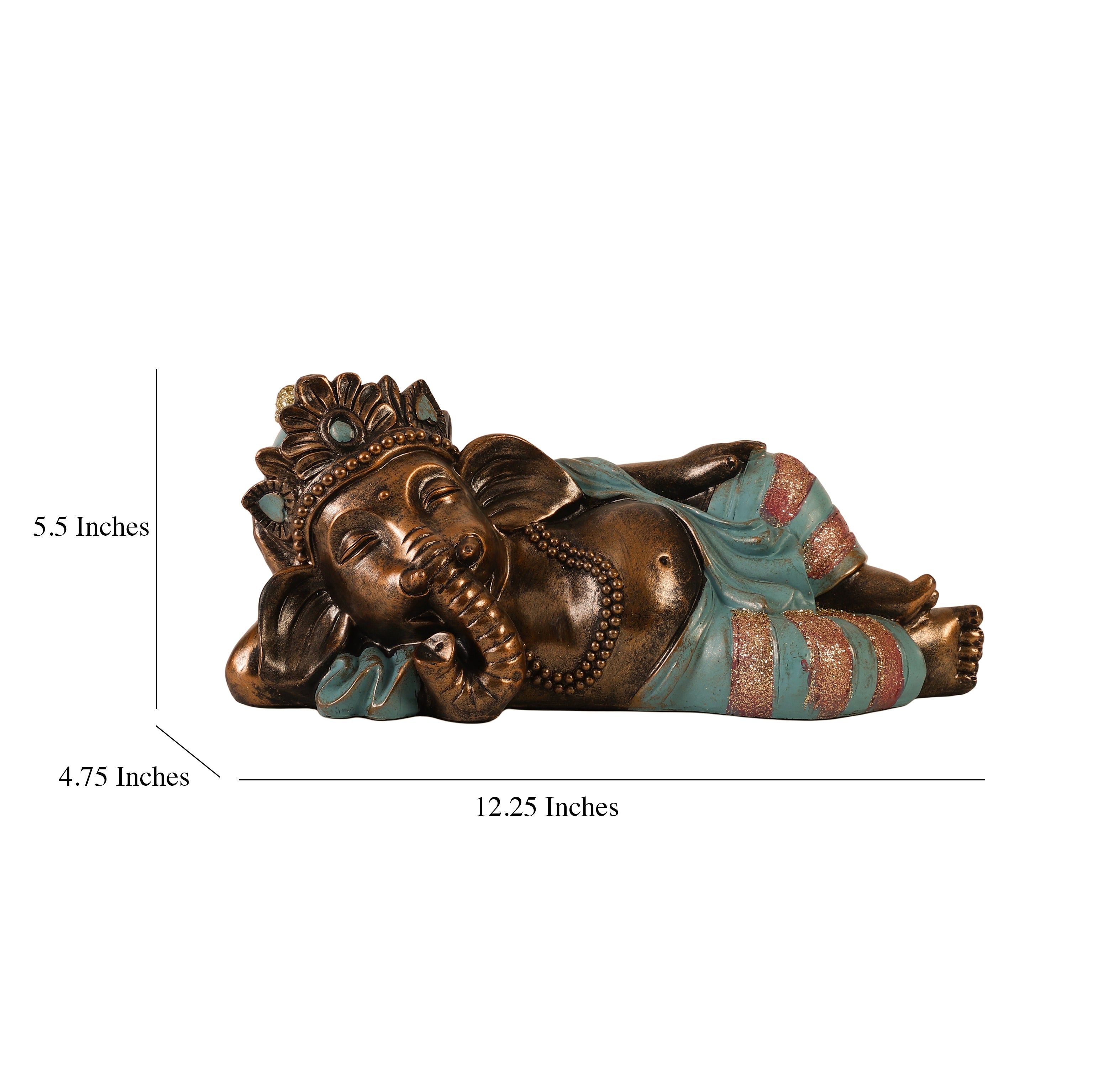 Resting Ganesha Sculpture