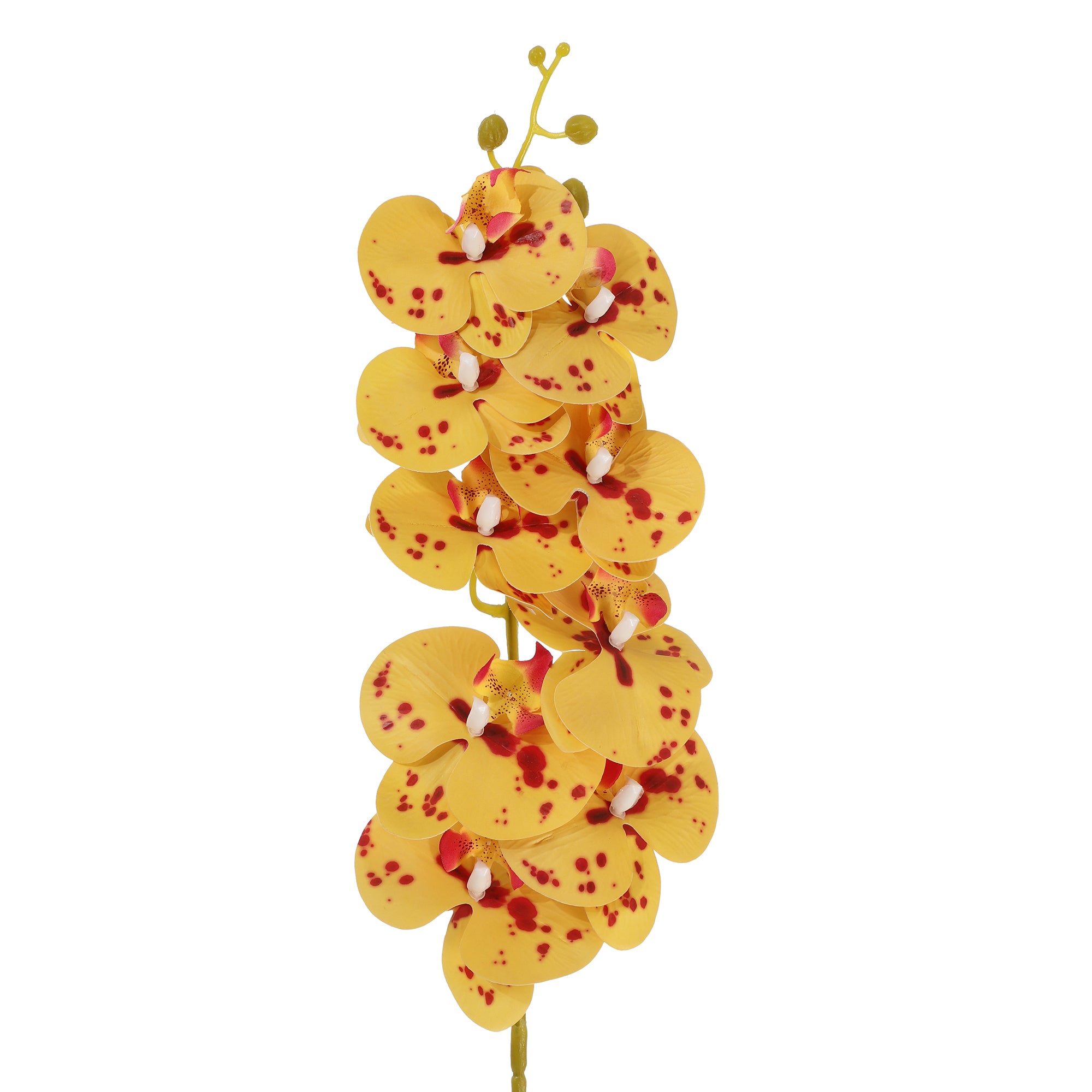 Yellow Phalaenopsis Faux Flower Stick (Single)