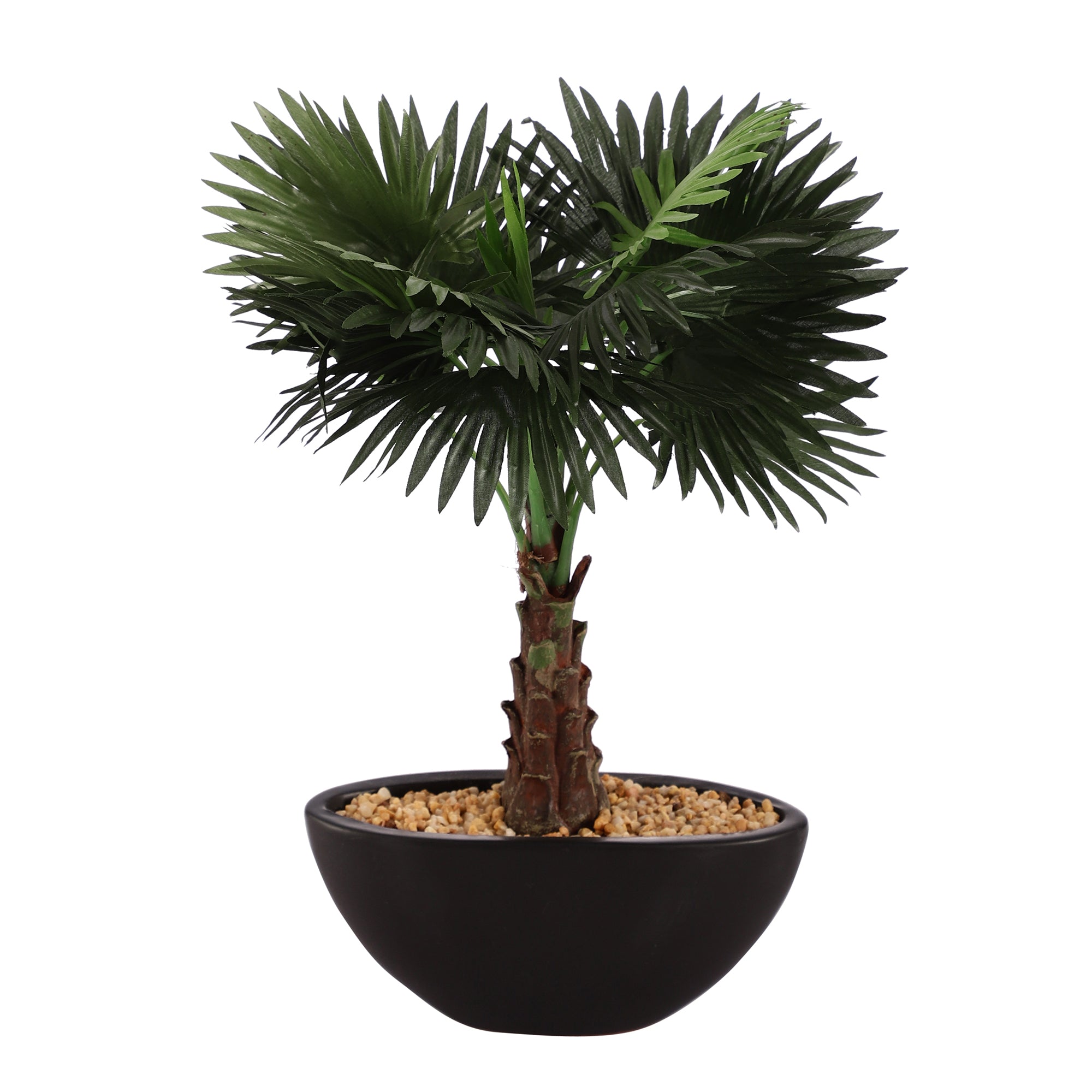 Bismarckia Faux Bonsai Ceramic Potted Plant