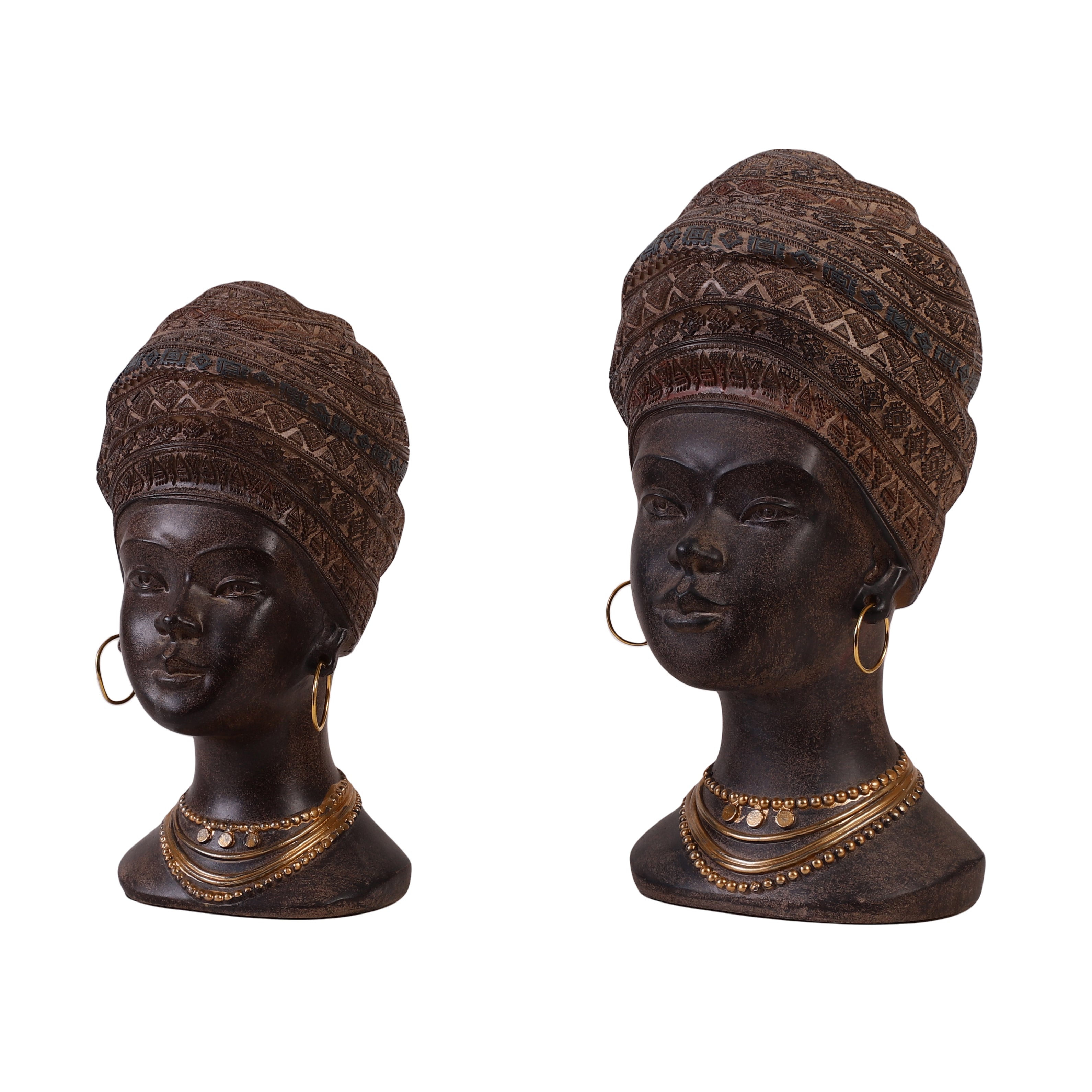 Nubian Majesty Bust Sculpture (Single)