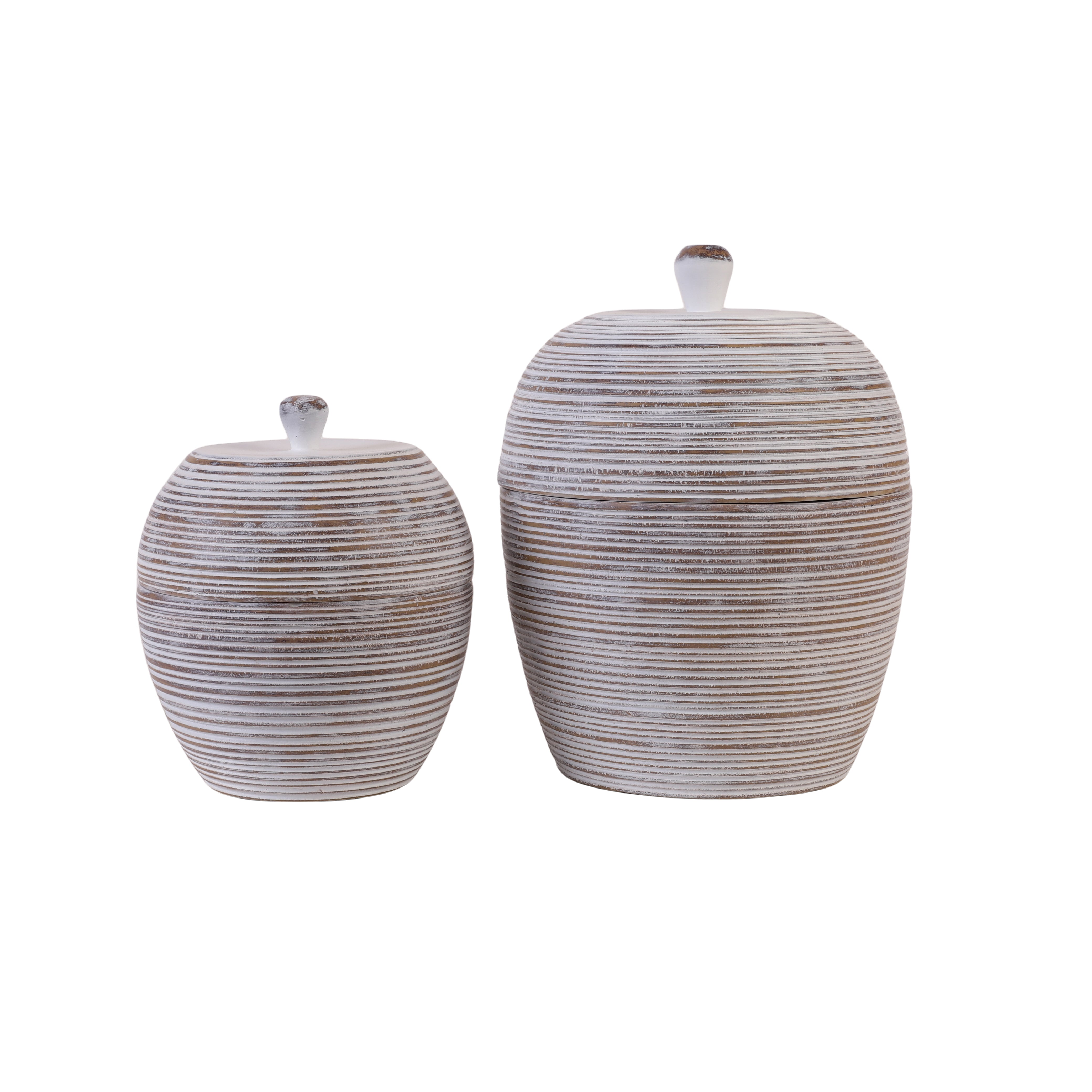 Dualora Sculpted Table Accent (White)