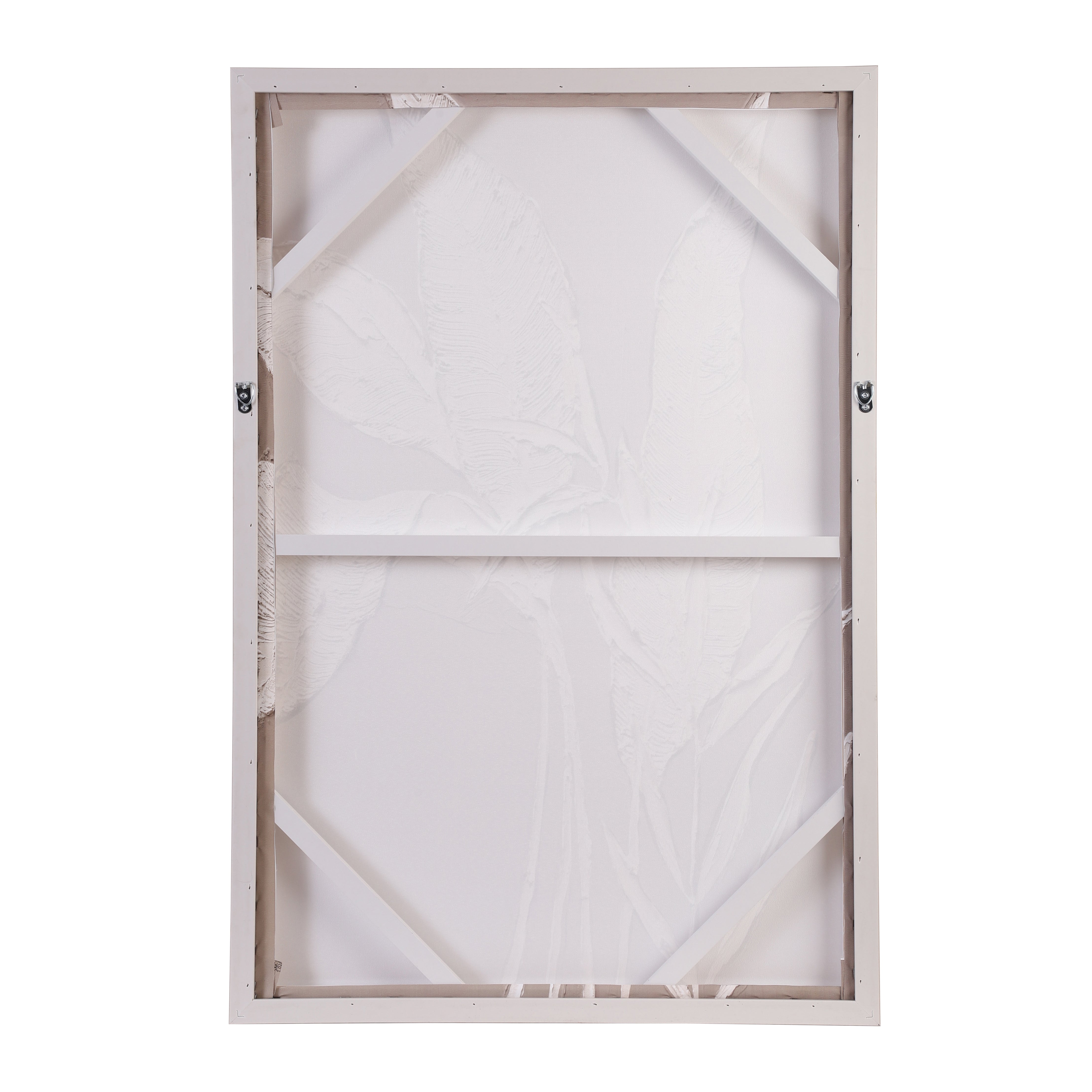 Sculpted Botanical Pair Framed Canvas Art (Set of 2)