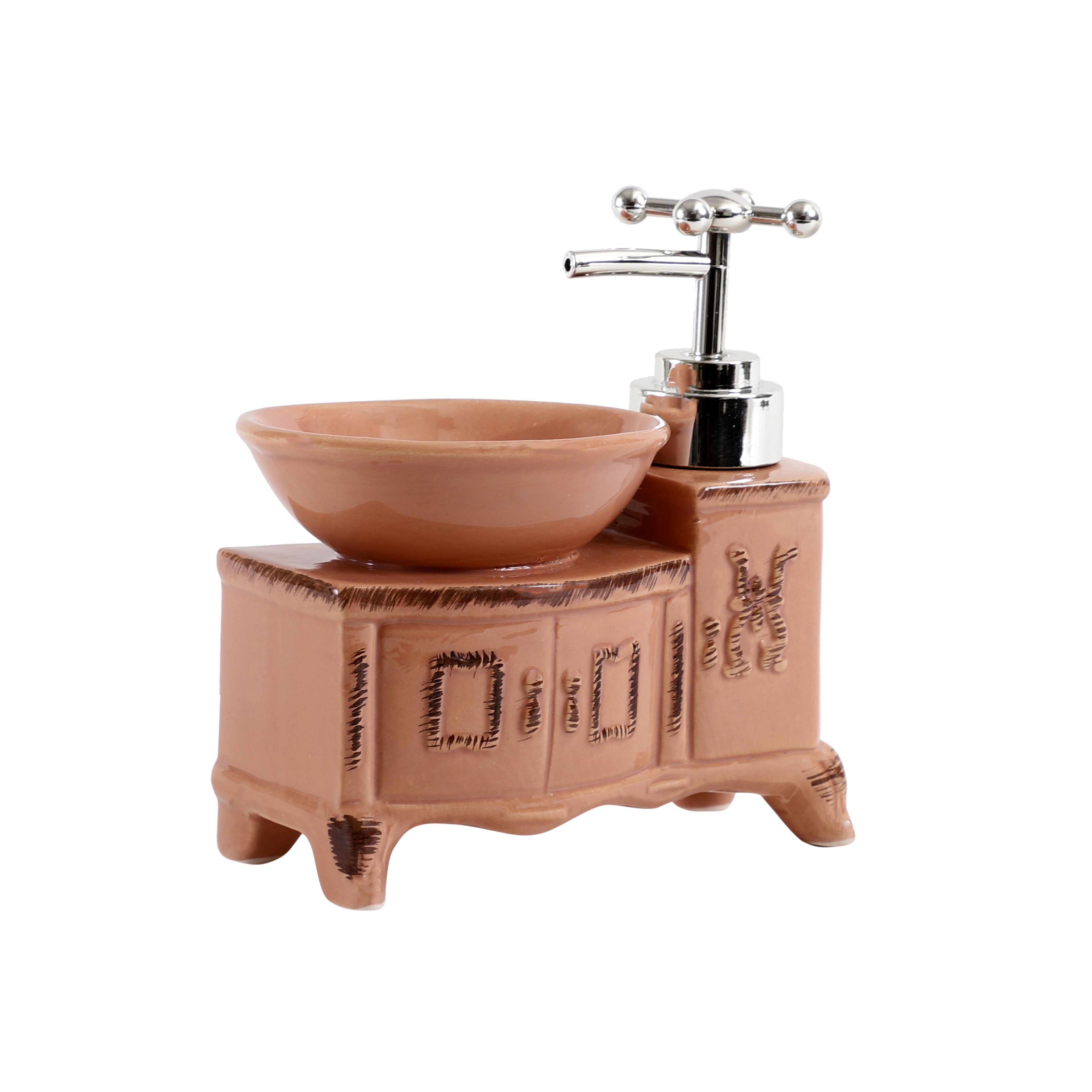 Vintage Basin Cabinet Shaped Soap Dispenser (Single)