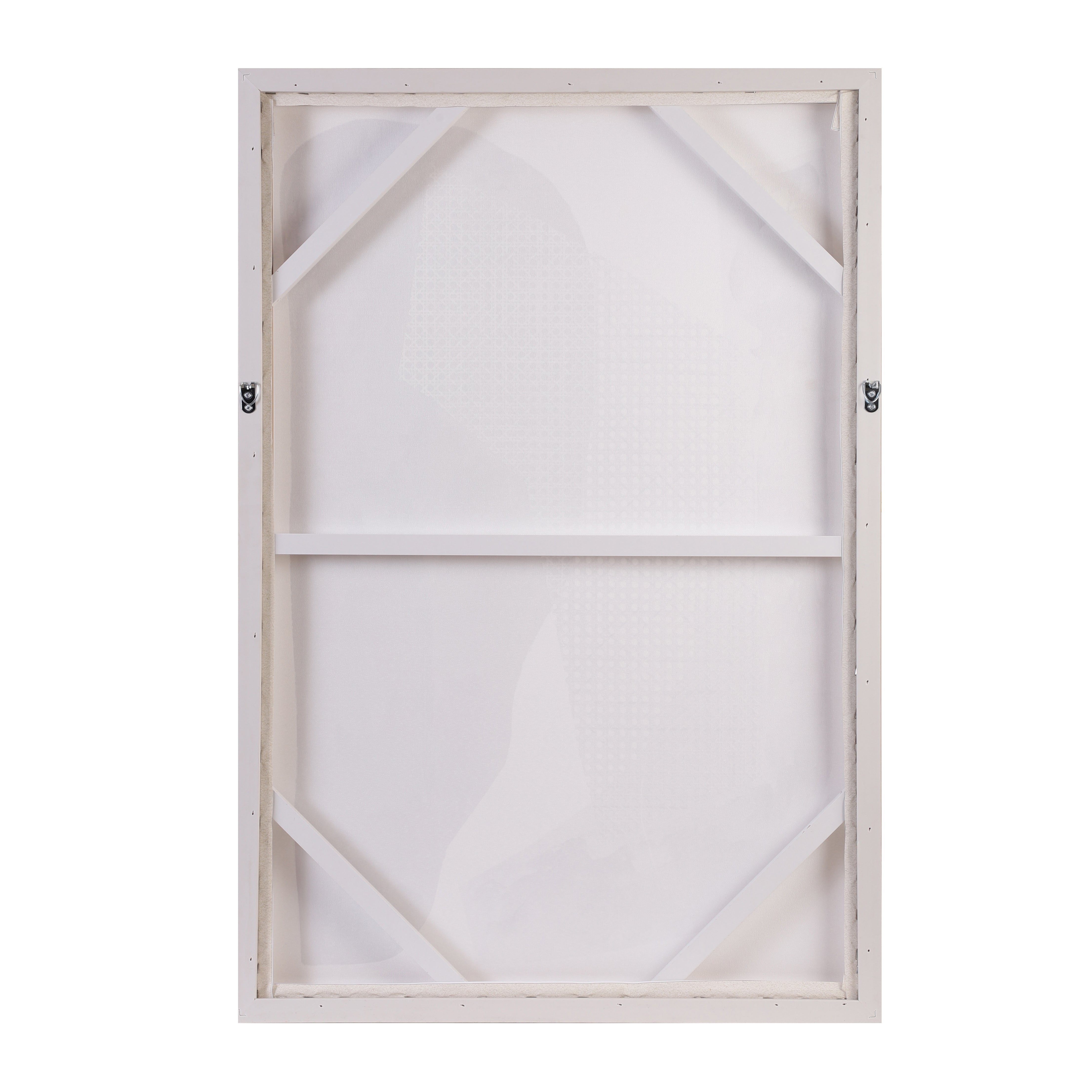 Abstract Rattan Texture Hand-Painted Canvas Art