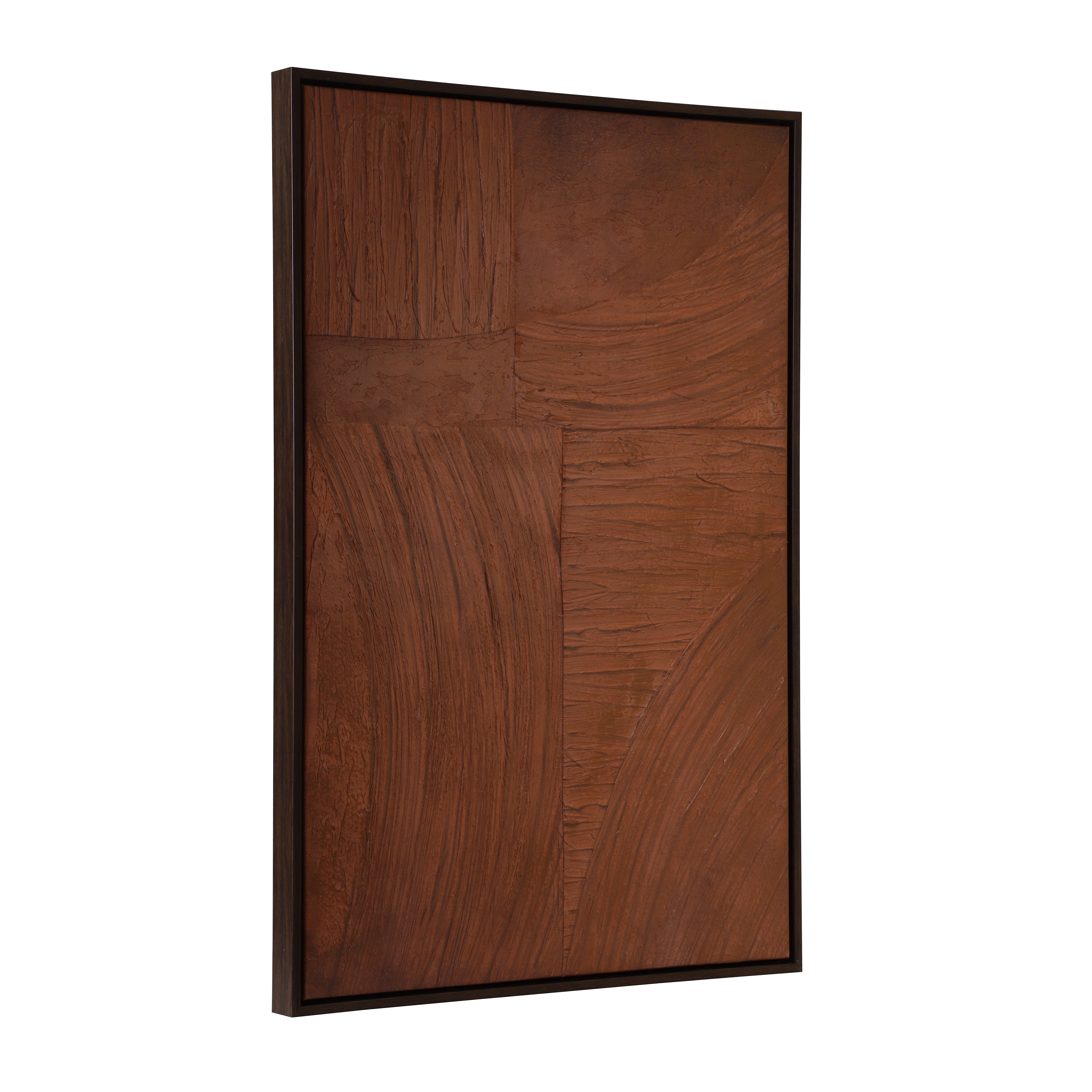 Monstera & Abstract Framed Canvas Art (Set of 2)