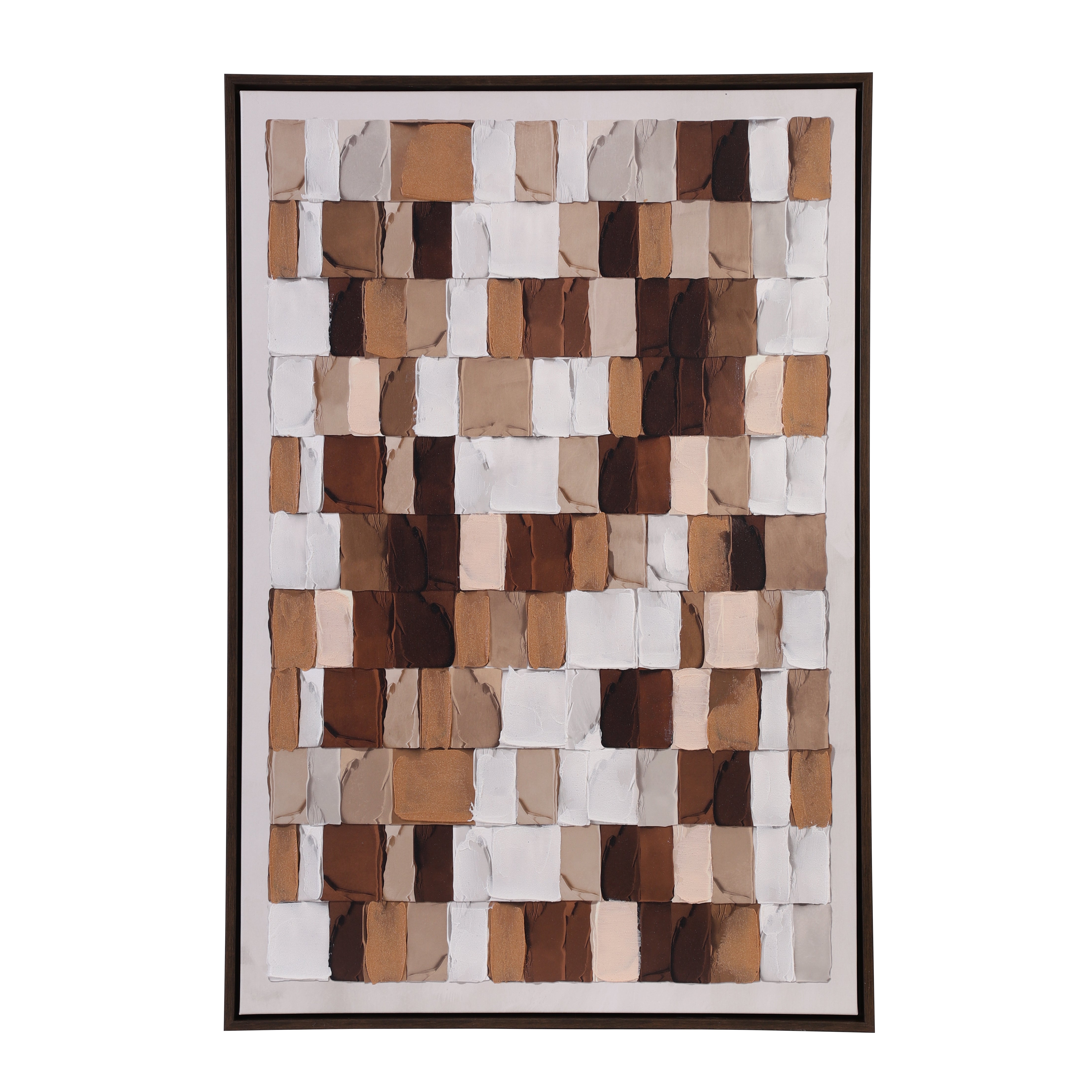 Mosaic Texture Hand-Painted Canvas Art