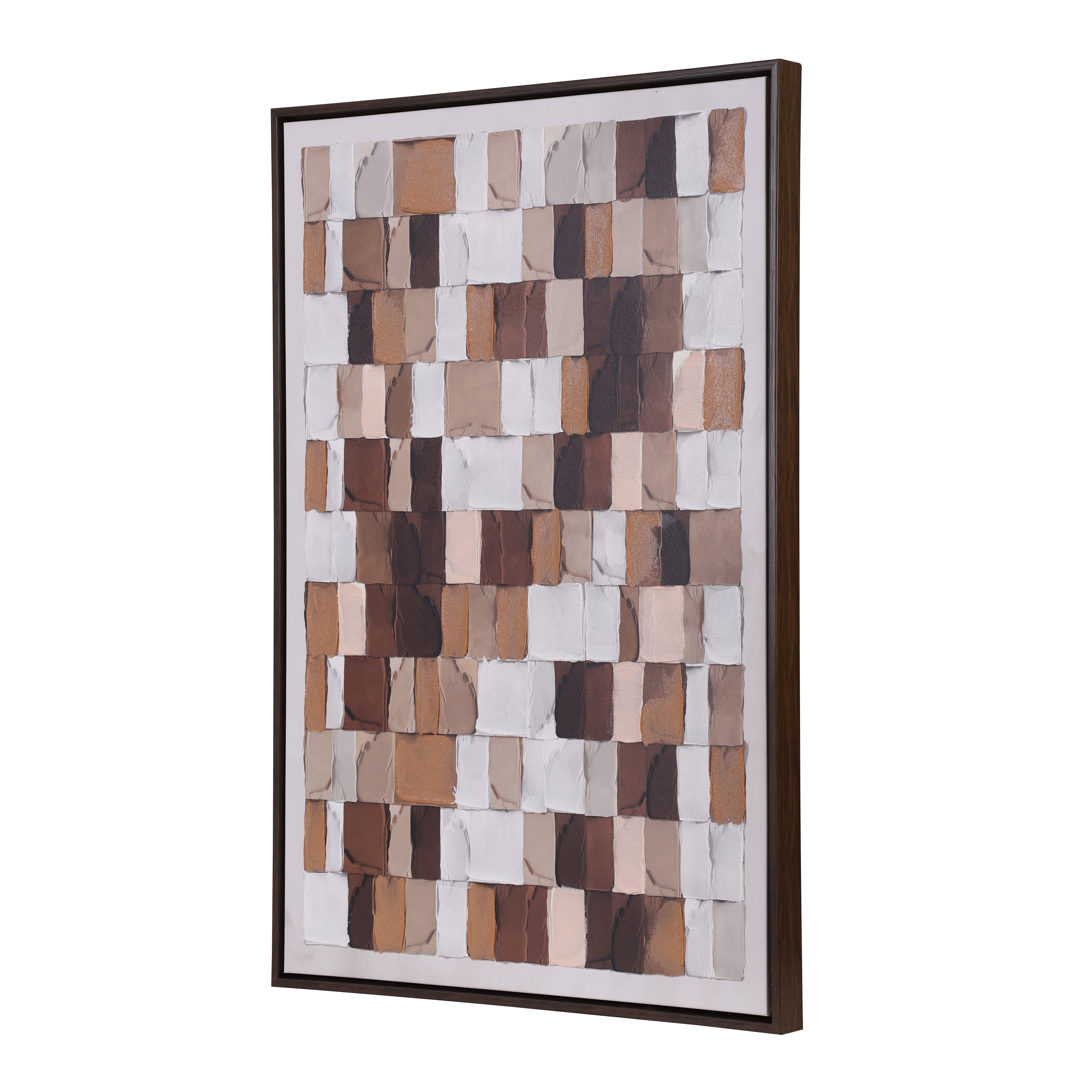 Mosaic Texture Hand-Painted Canvas Art