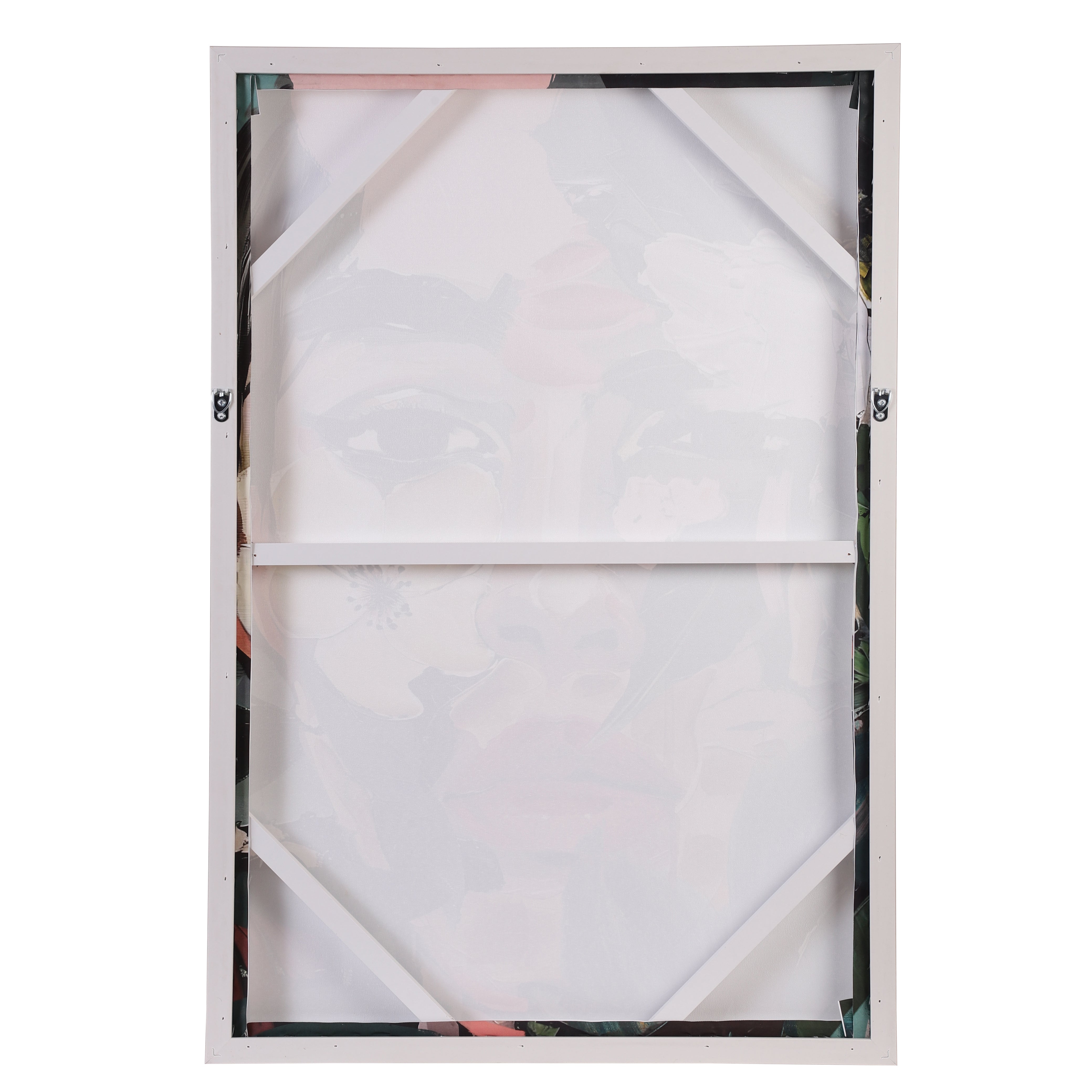 Floral Veil Hand-Painted Canvas Art