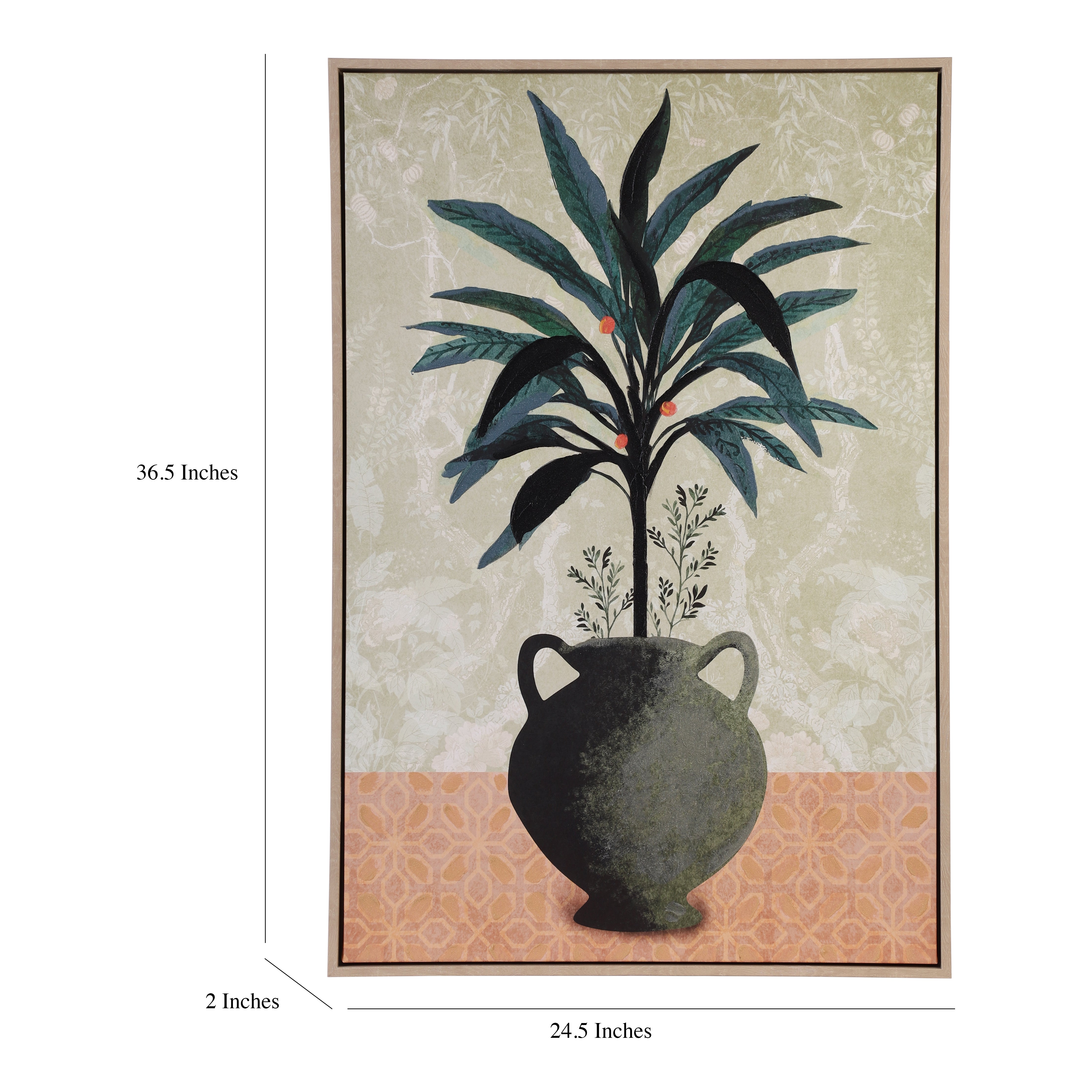 Tera Flora Oil Hand-Painted Canvas Art