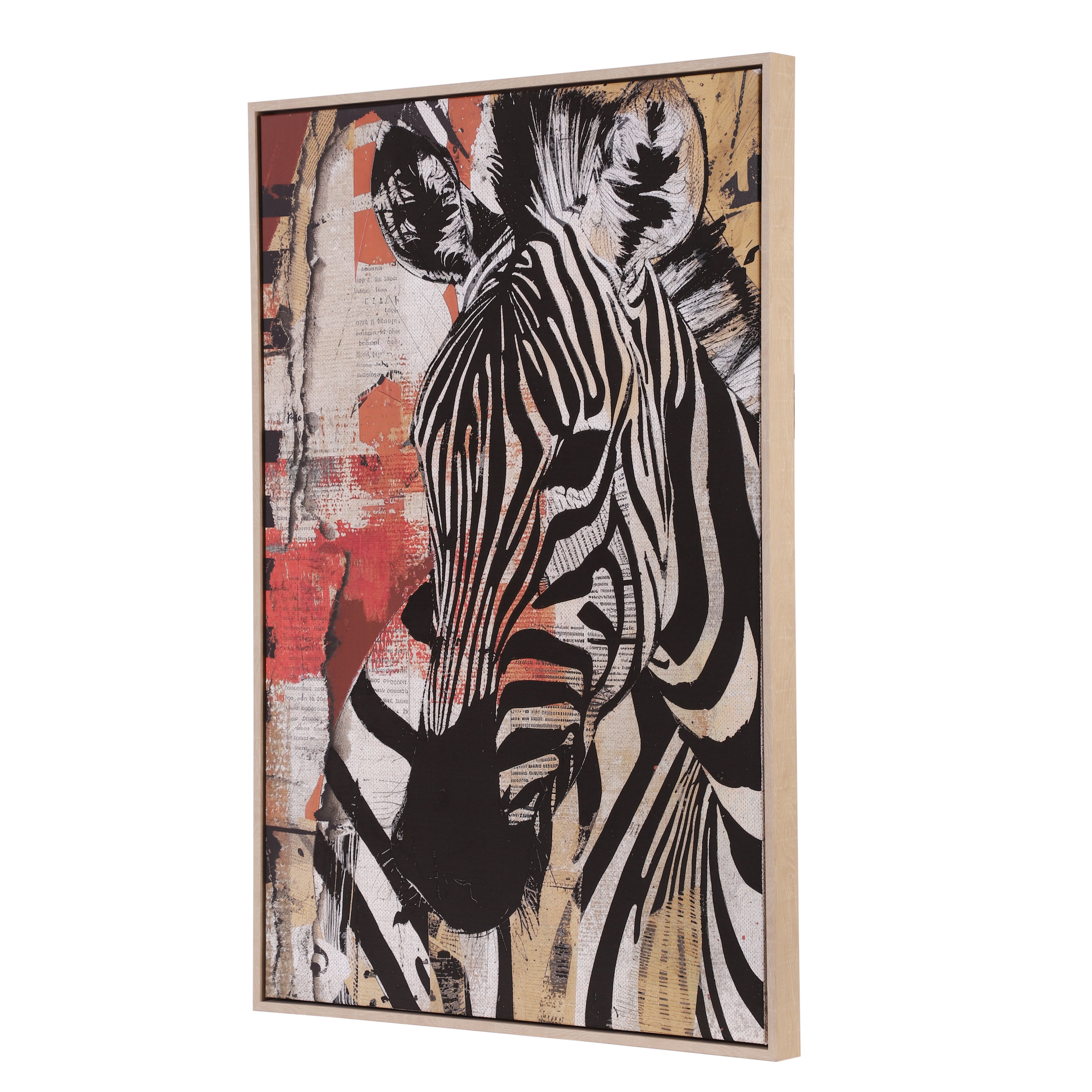 Savanna in Blush Hand-Painted Canvas Wall Art