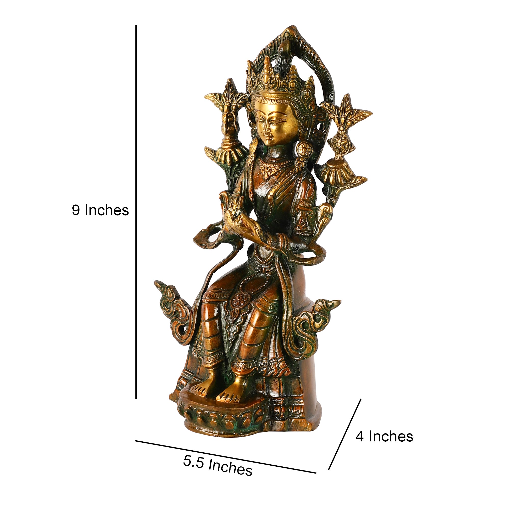 Brass Maitre Buddha Idol