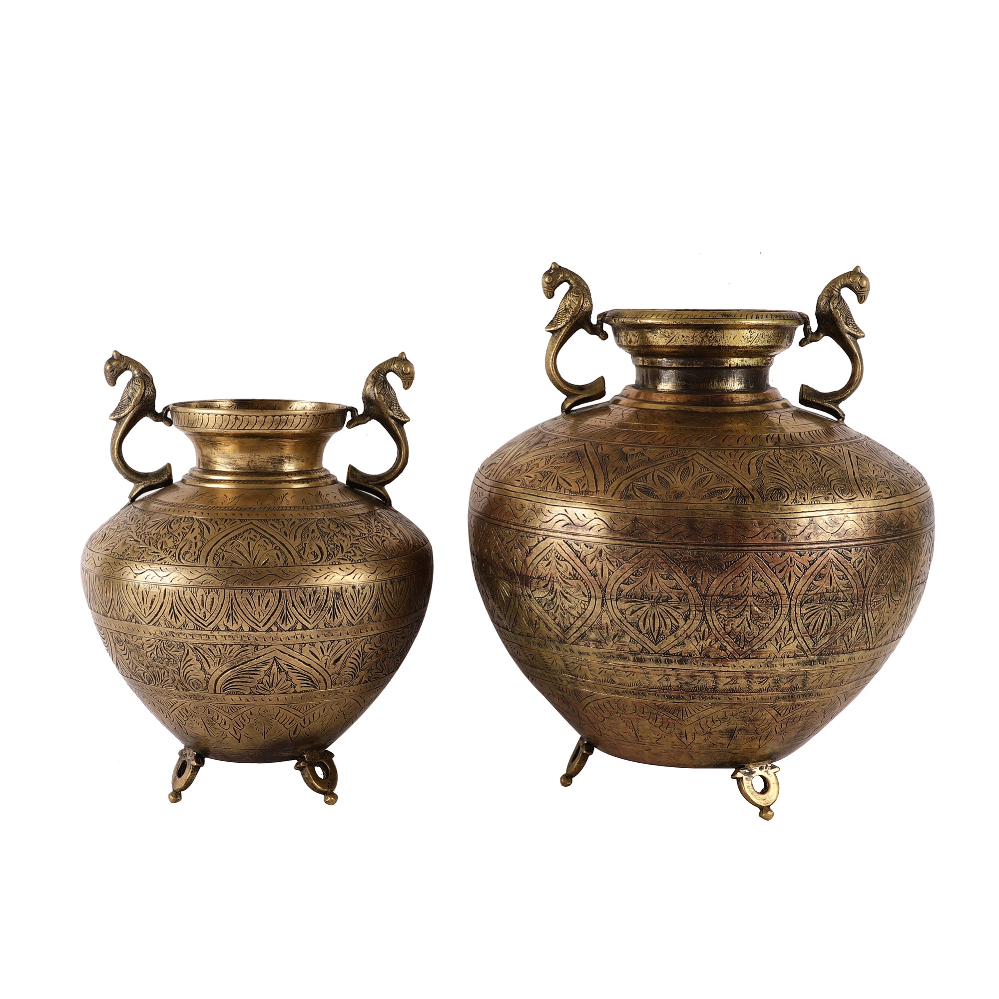 Antique Brass Pot - Matka (Single)