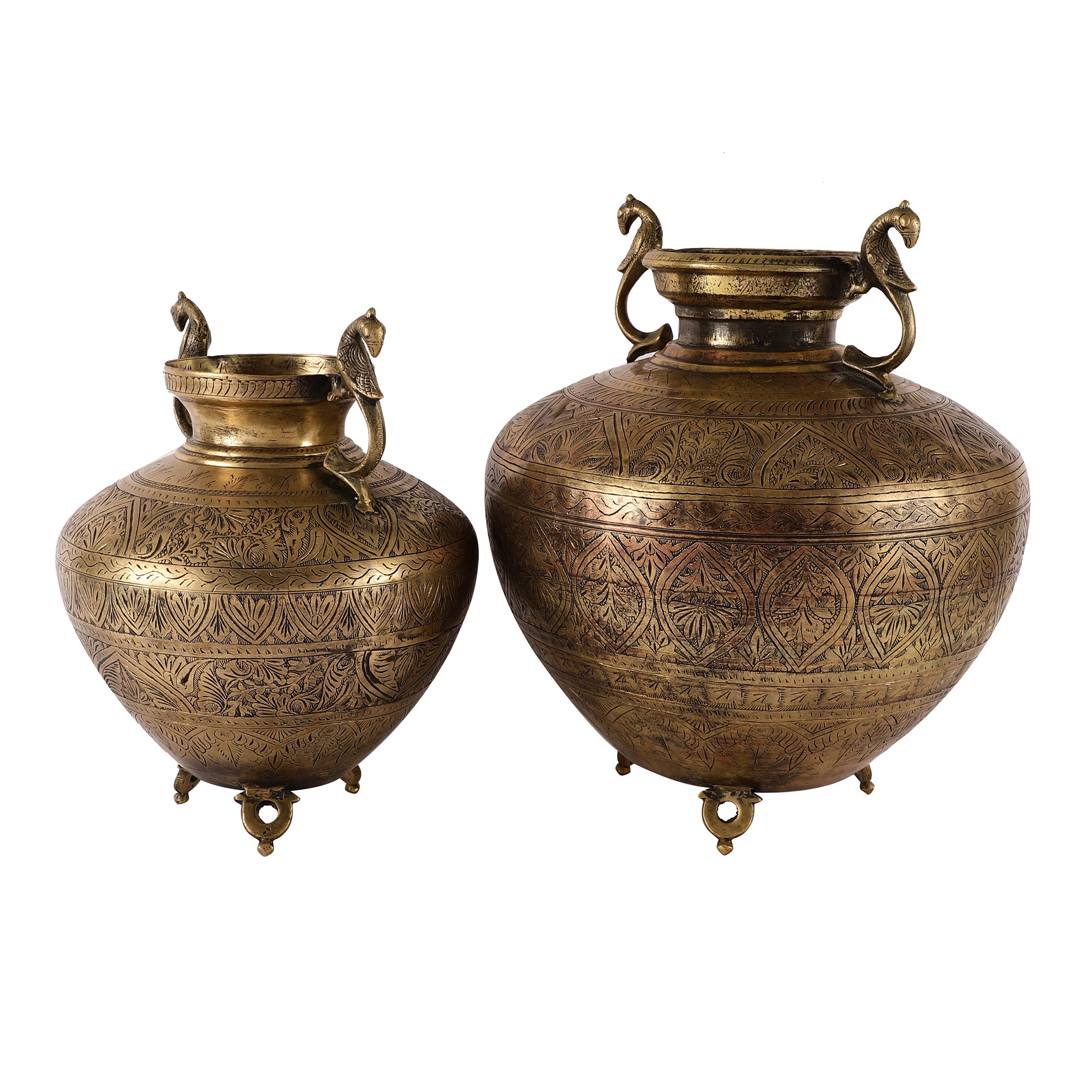 Antique Brass Pot - Matka (Single)