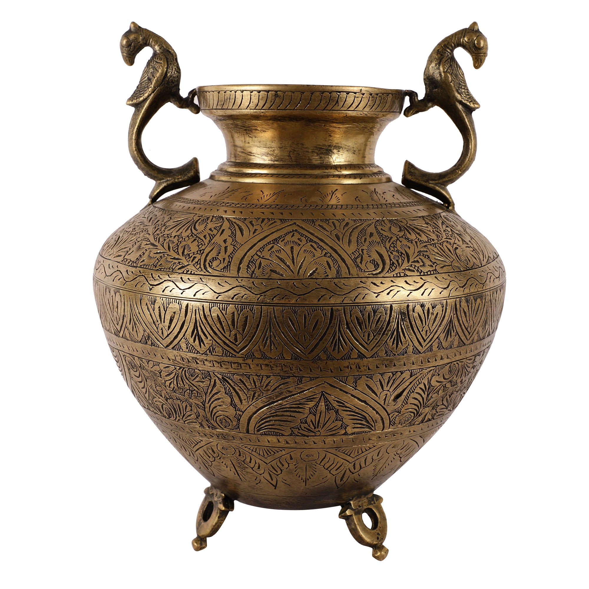 Antique Brass Pot - Matka (Single)