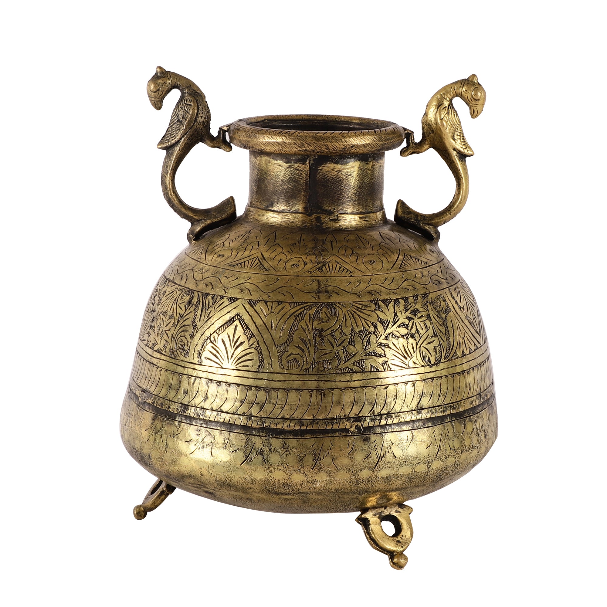 Antique Brass Pot