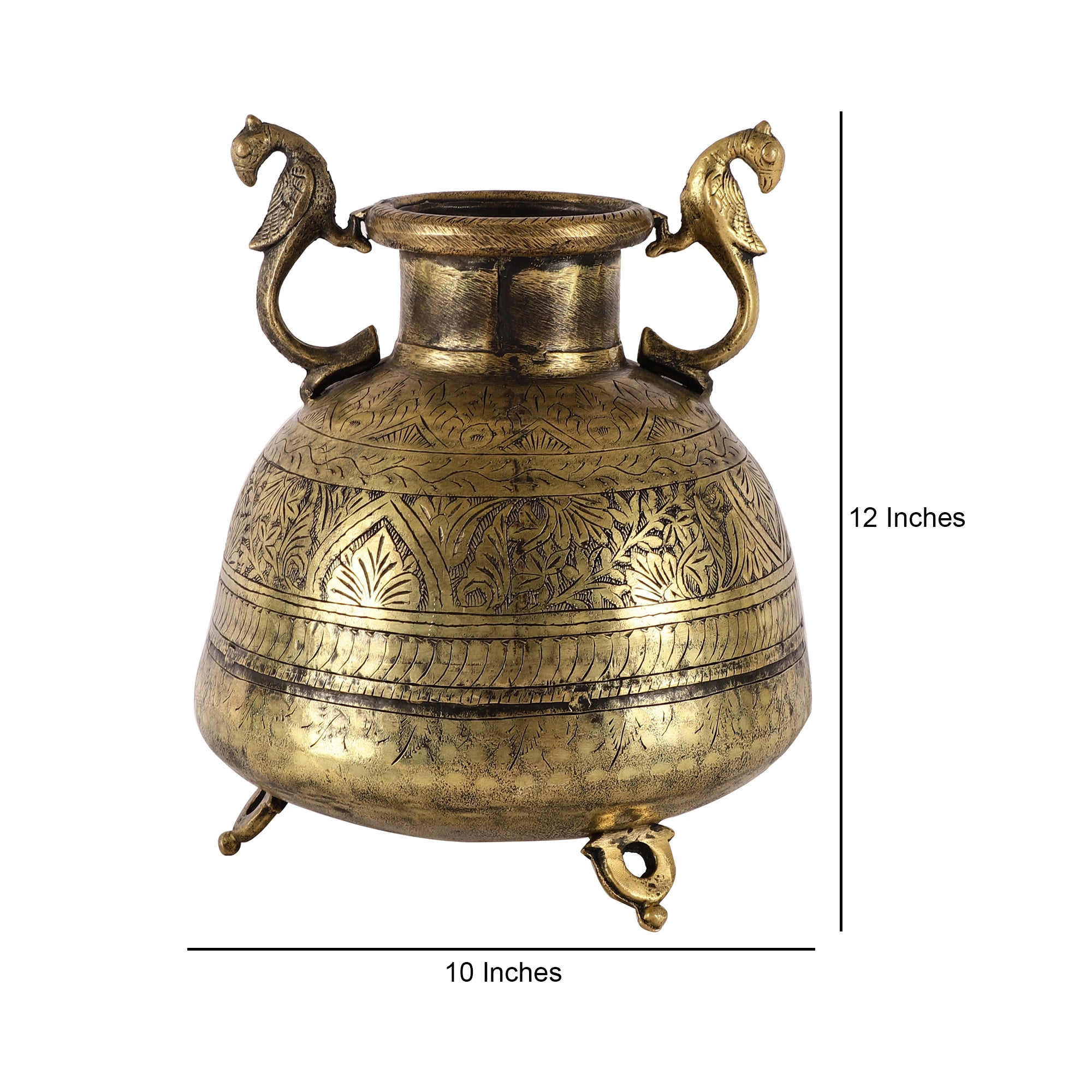 Antique Brass Pot