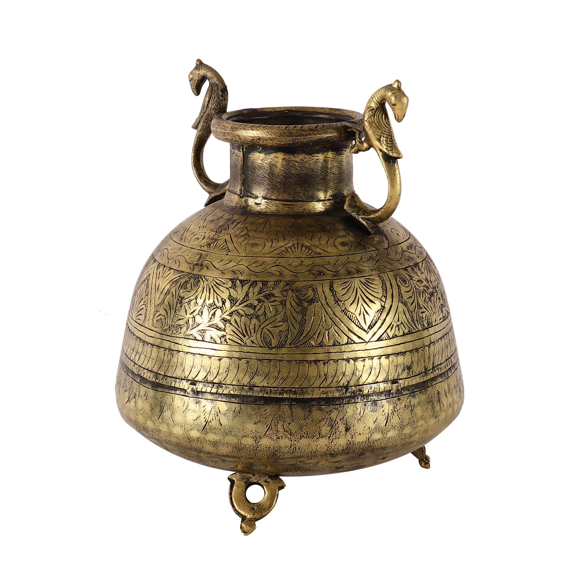 Antique Brass Pot