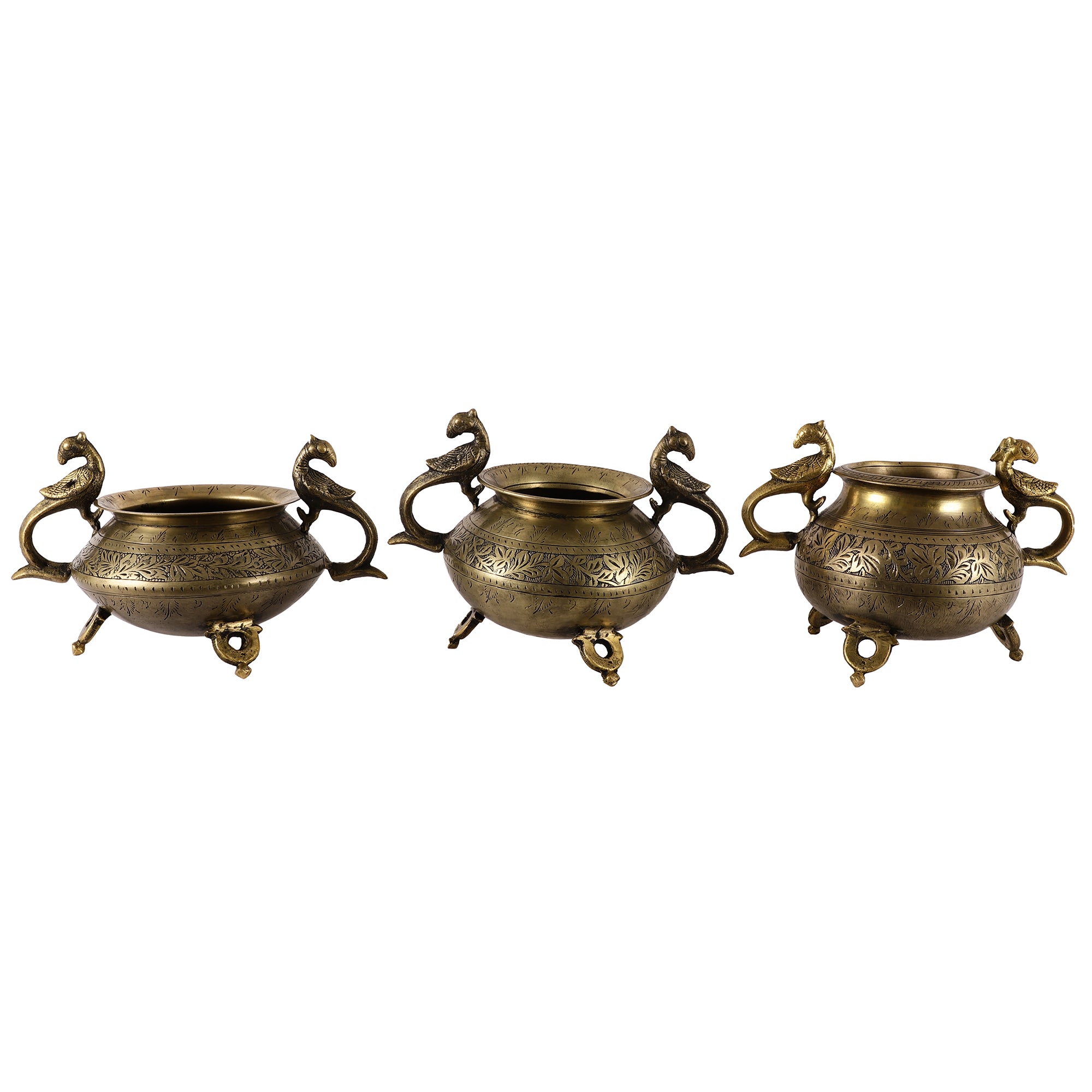 Antique Brass Pot (Single)